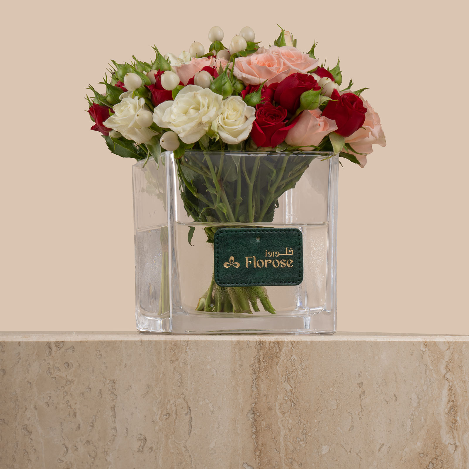 Tender Bloom Square Vase Tender Bloom Square Vase