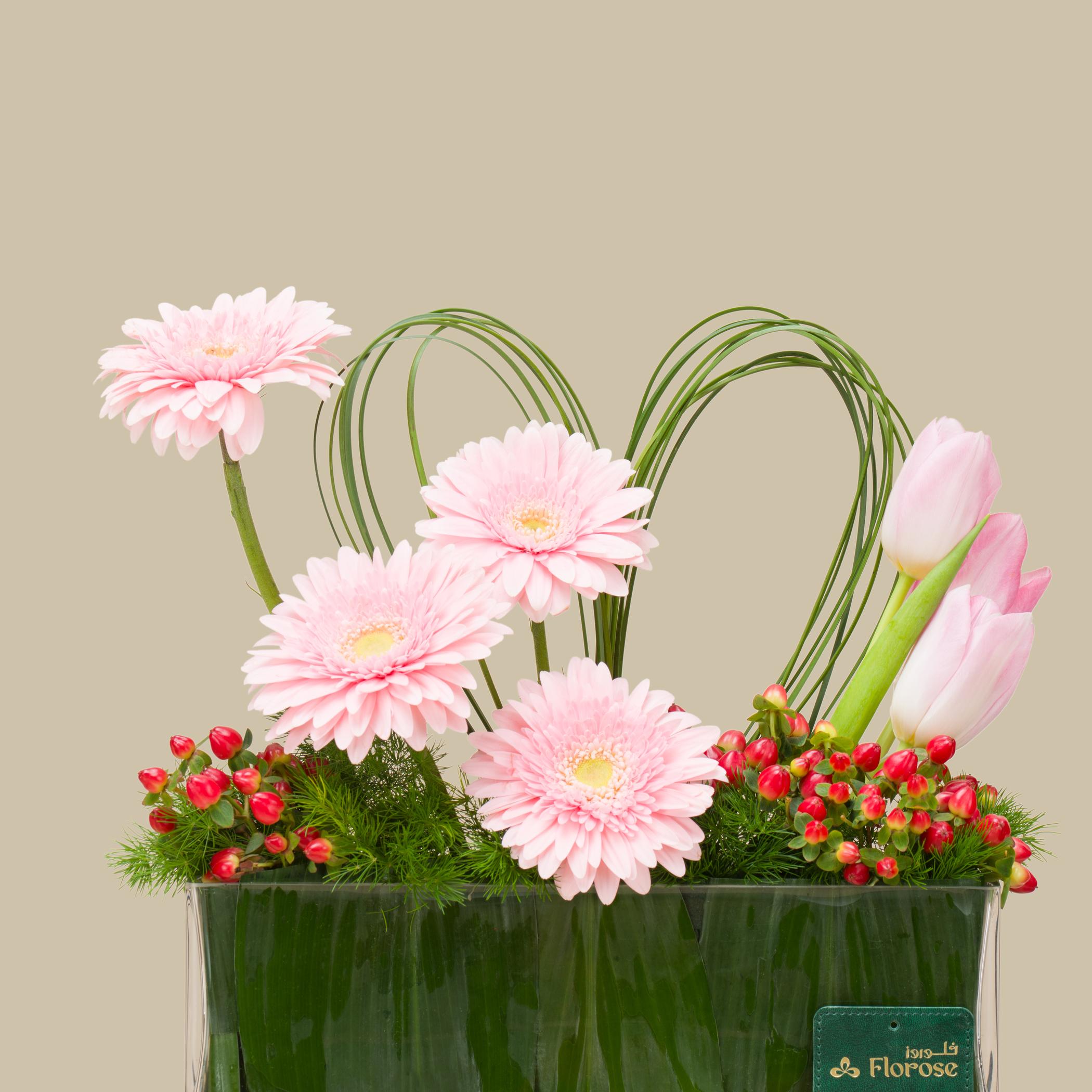 Pink Love Rec Vase Pink Love Rec Vase