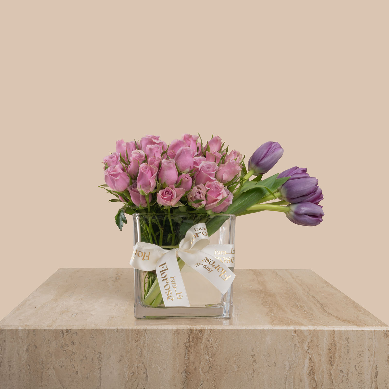 Purple Square Vase Purple Square Vase