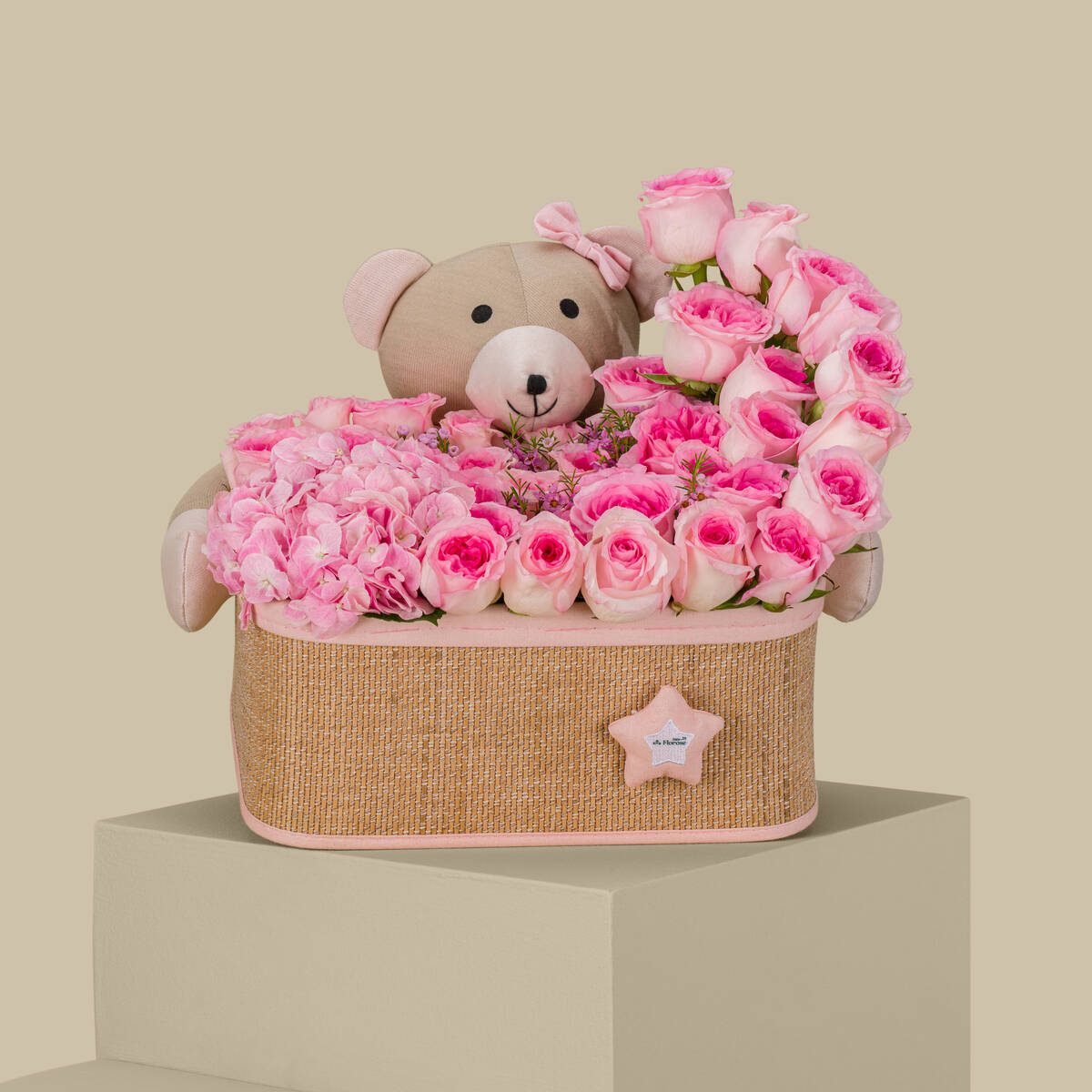 Blush Feminine Basket Blush Feminine Basket
