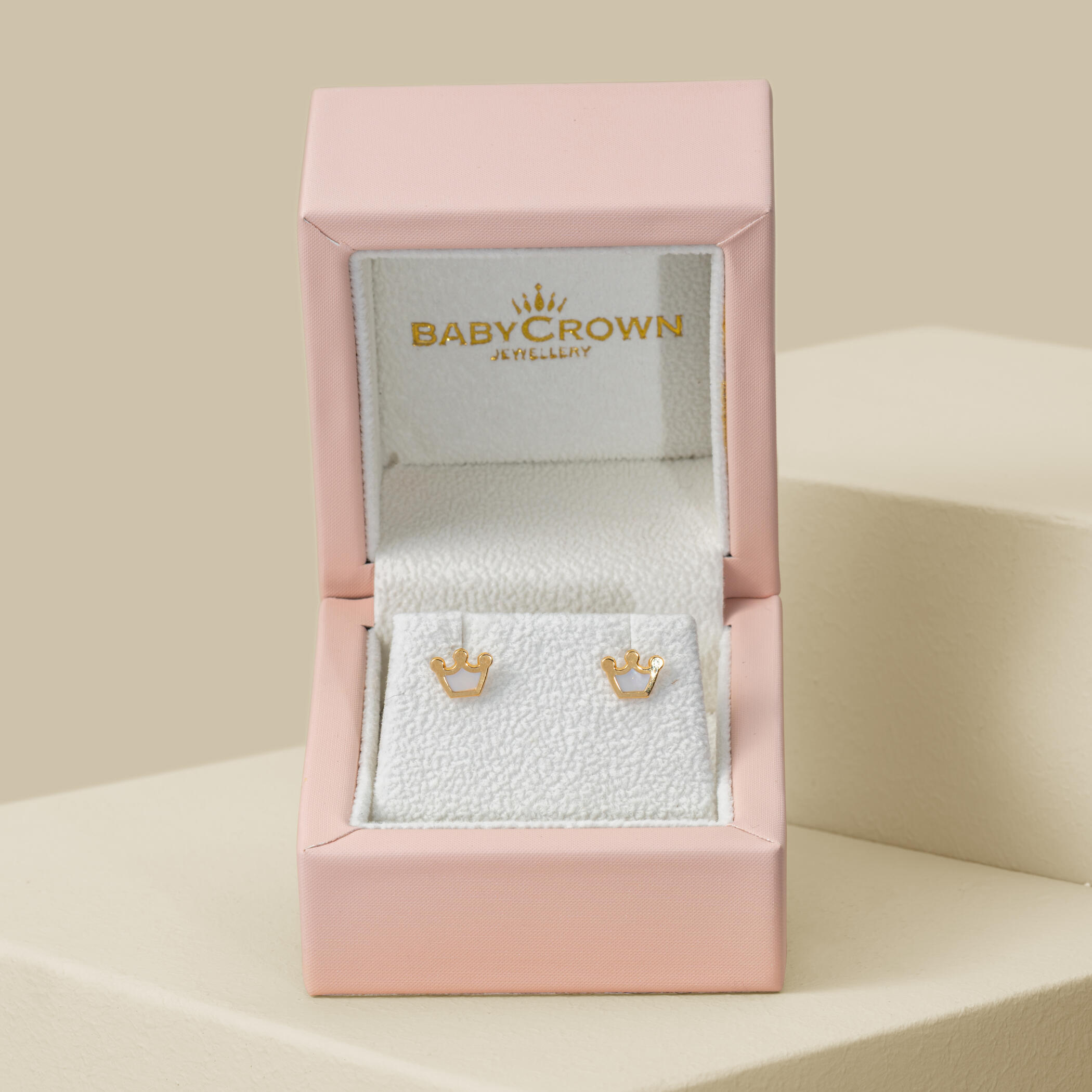 Baby Crown | Mother Of Pearl Princess Crown Earrings Baby Crown | Mother Of Pearl Princess Crown Earrings