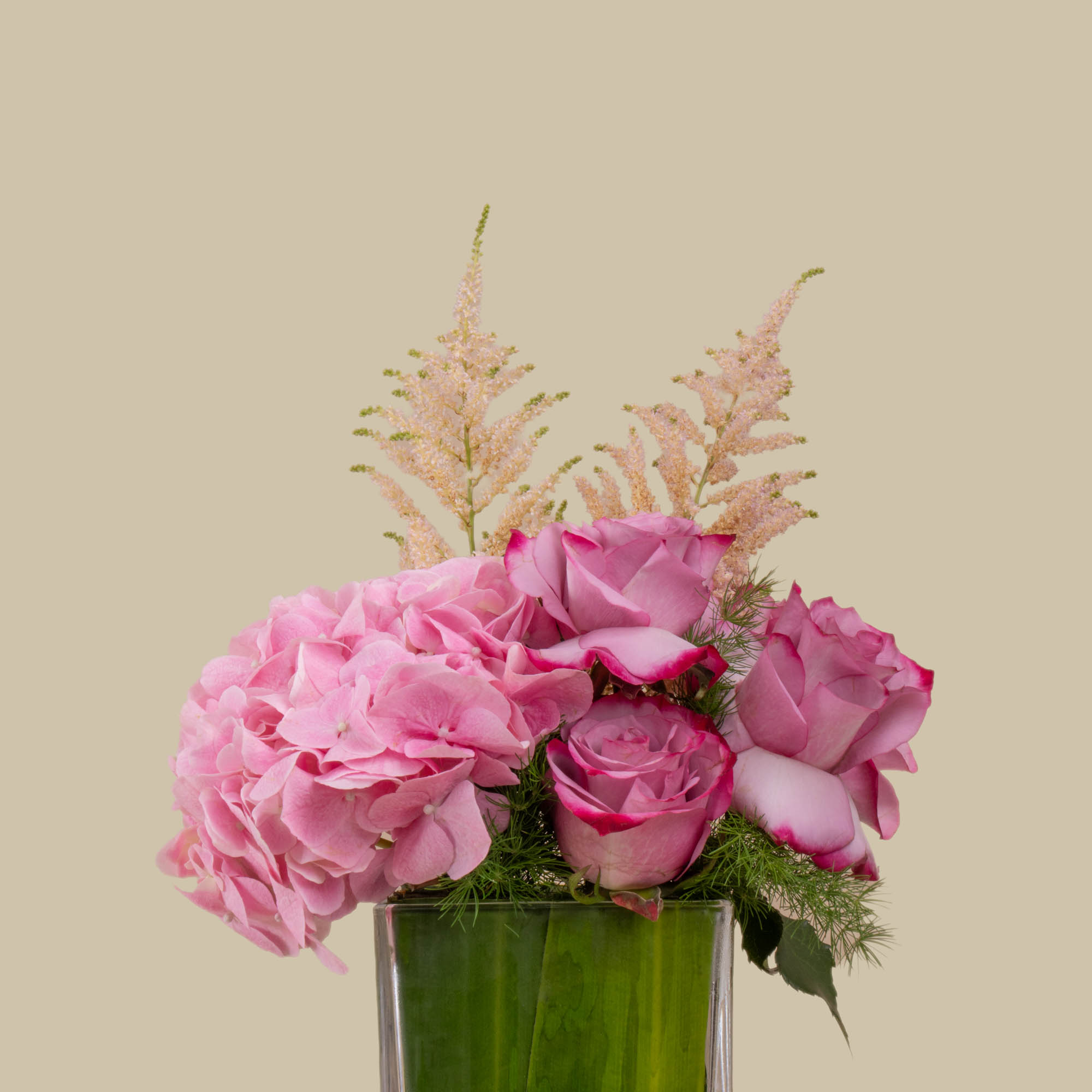 Soft Sunset Square Vase Soft Sunset Square Vase