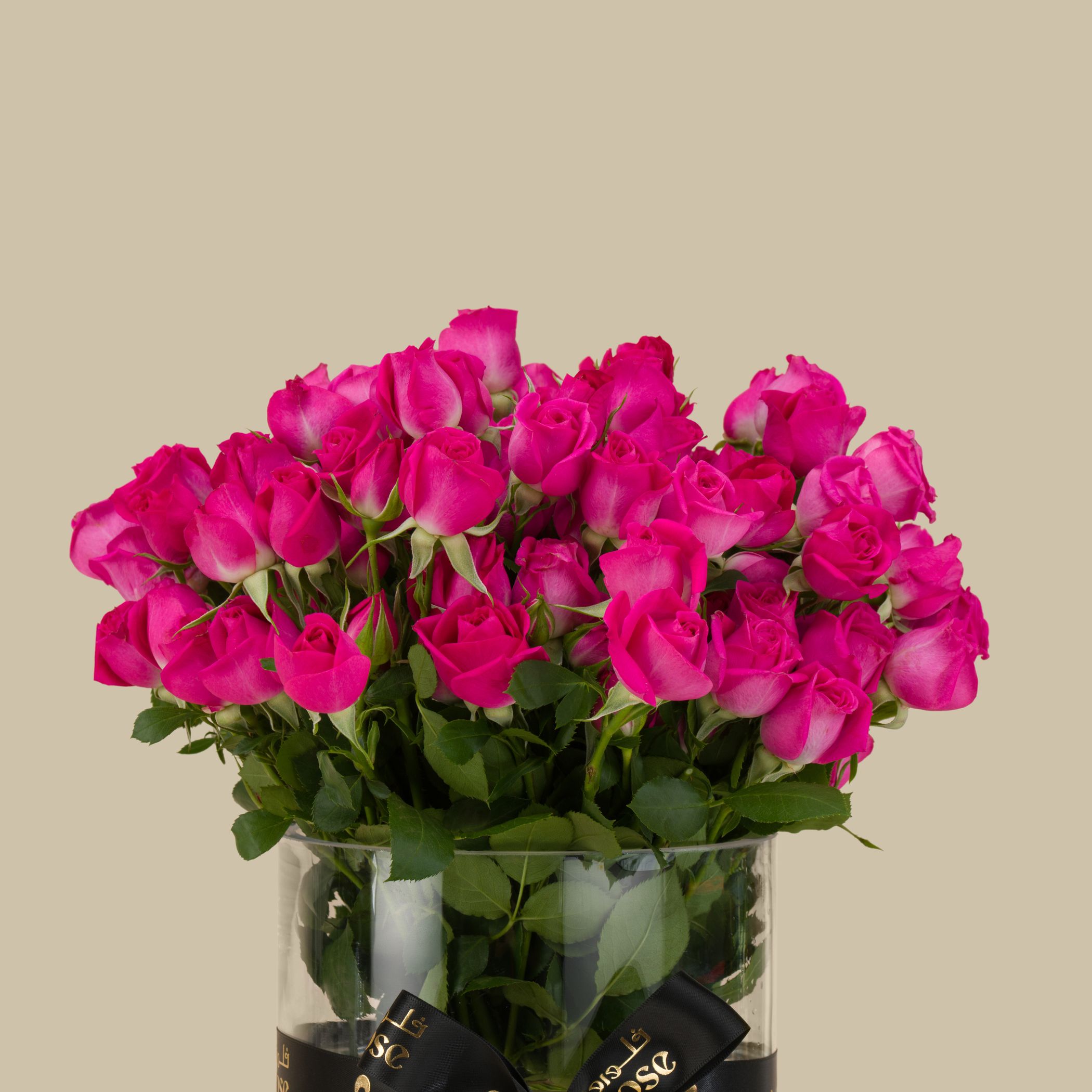 Dreamy Spray Rose Vase Fuchsia | 20 Flowers Dreamy Spray Rose Vase Fuchsia | 20 Flowers