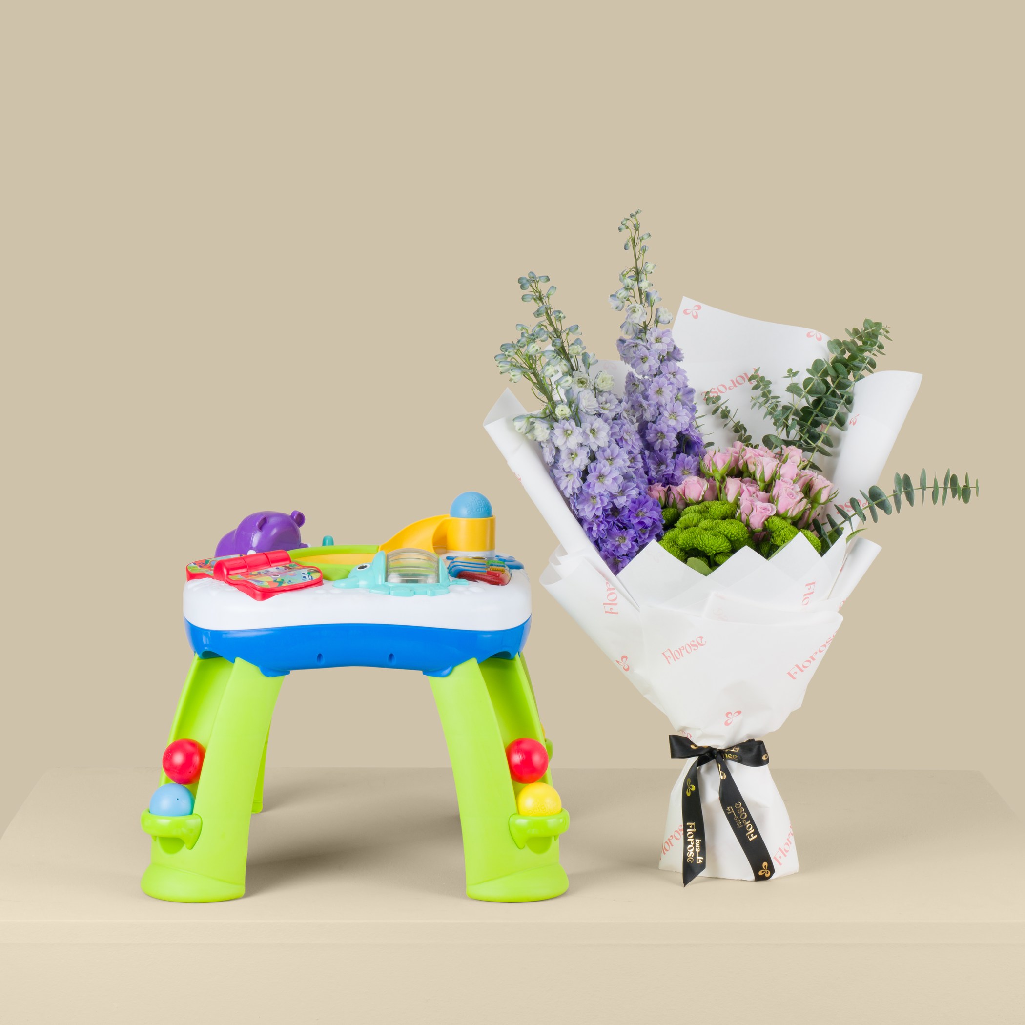 Bright Starts Ball Get Rollin Activity Table | Delicate Bouquet Bright Starts Ball Get Rollin Activity Table | Delicate Bouquet