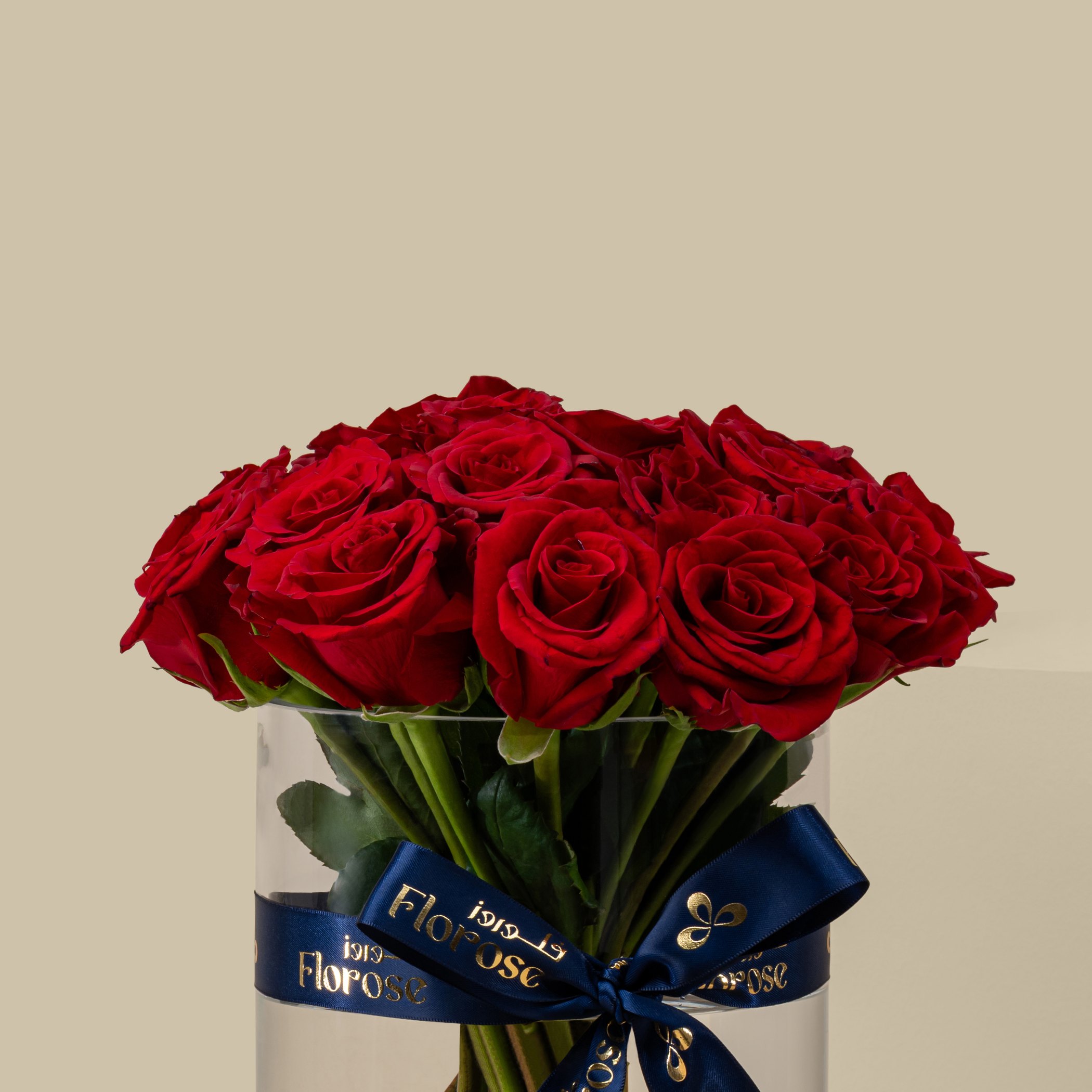 Unique Rose Vase Red | 20 Flowers Unique Rose Vase Red | 20 Flowers