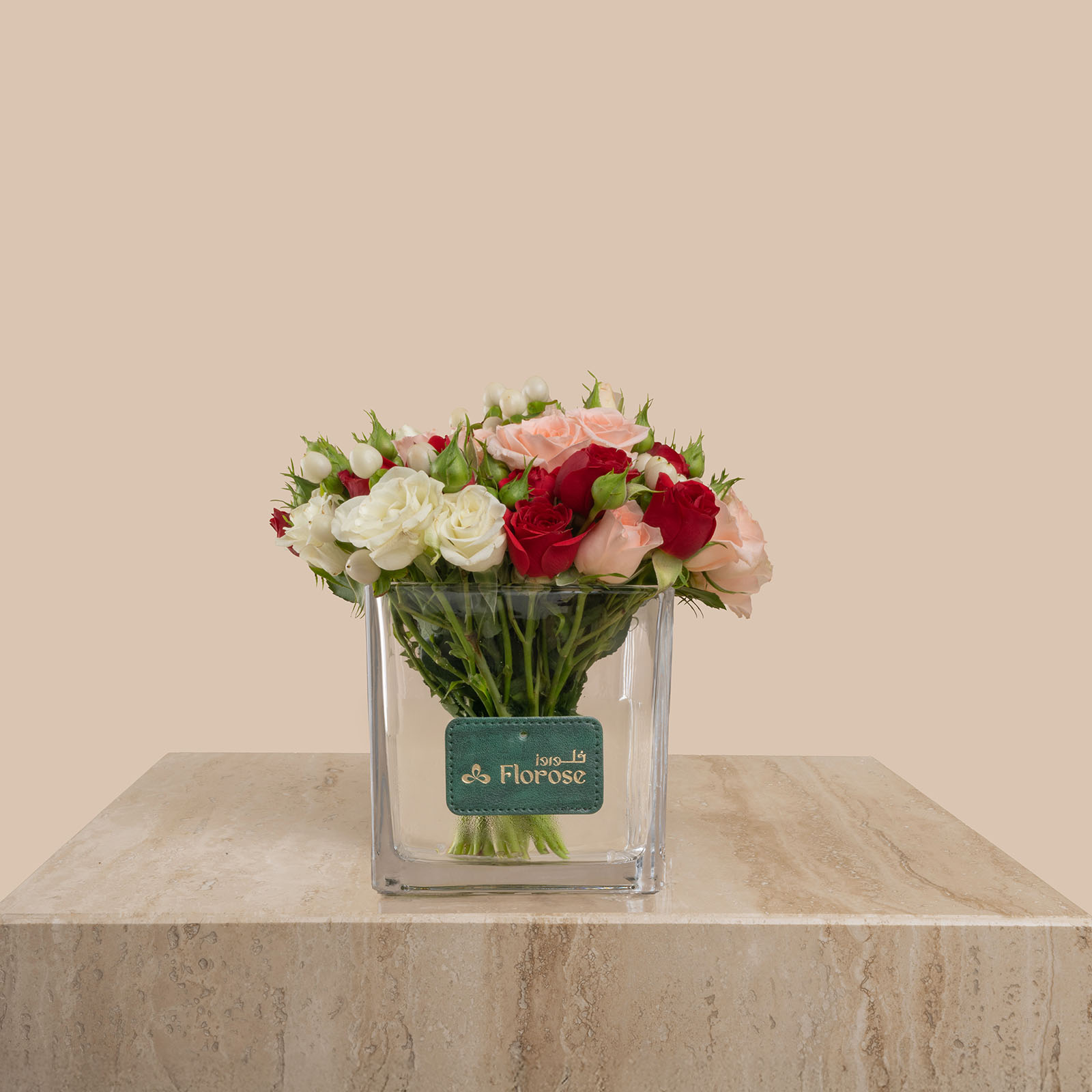 Tender Bloom Square Vase Tender Bloom Square Vase