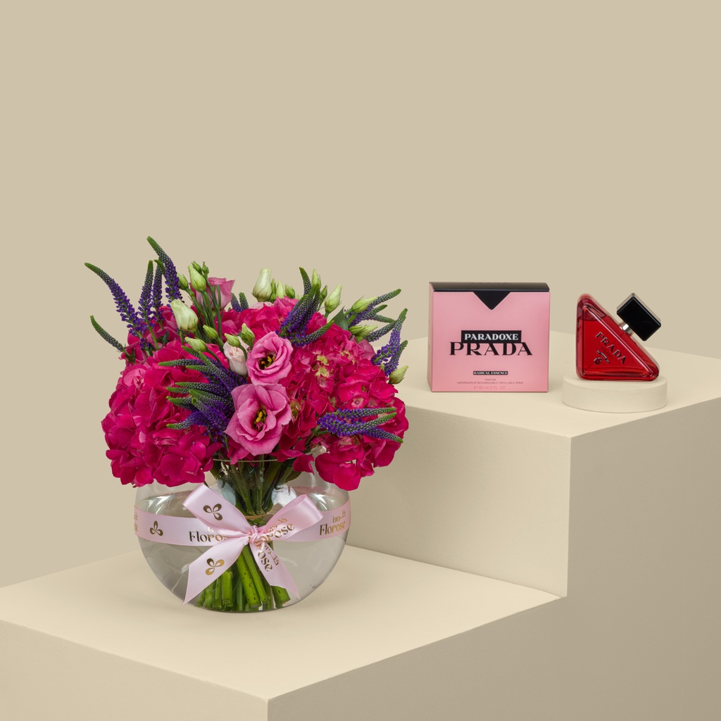 Prada Paradoxe Radical Essence Parfum | Ruby Bloom Vase Prada Paradoxe Radical Essence Parfum | Ruby Bloom Vase