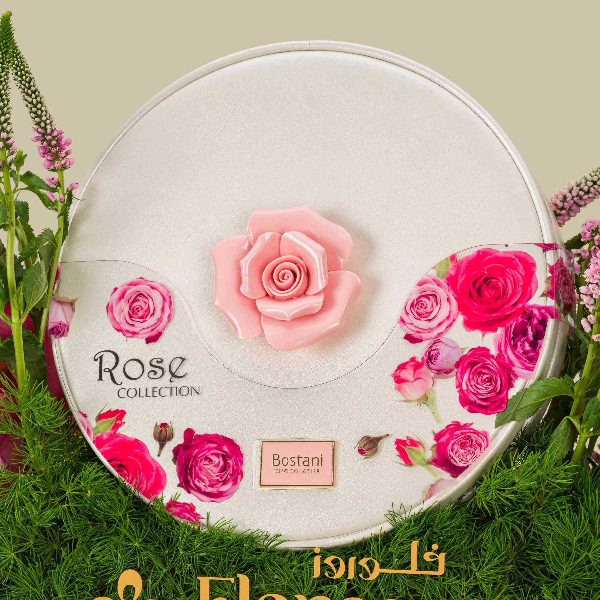 Bostani Medium Box Of Rose Chocolates | Delicate Flowers Bostani Medium Box Of Rose Chocolates | Delicate Flowers