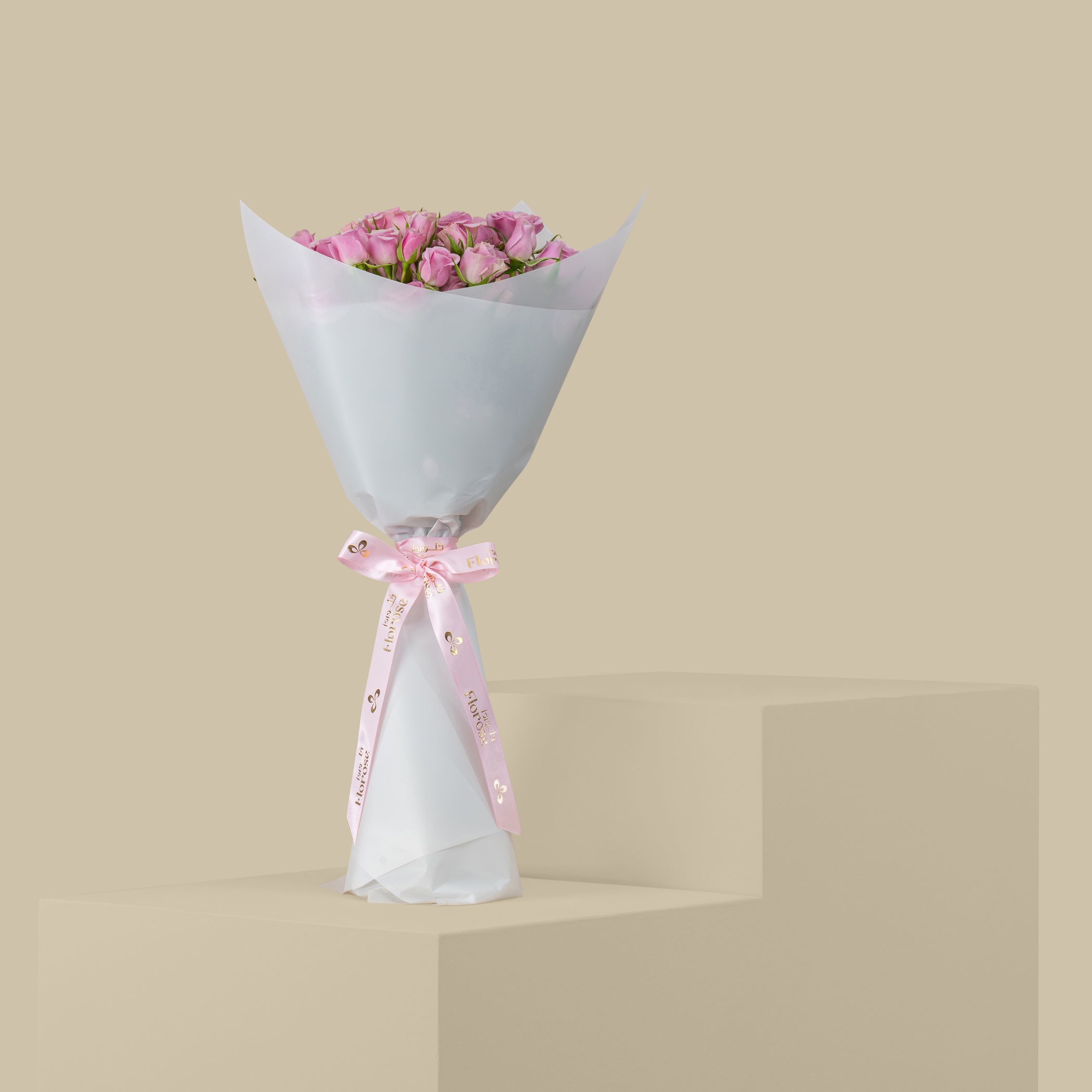 Fascinating Spray Rose Bouquet Light Purple | 15 Flowers Fascinating Spray Rose Bouquet Light Purple | 15 Flowers
