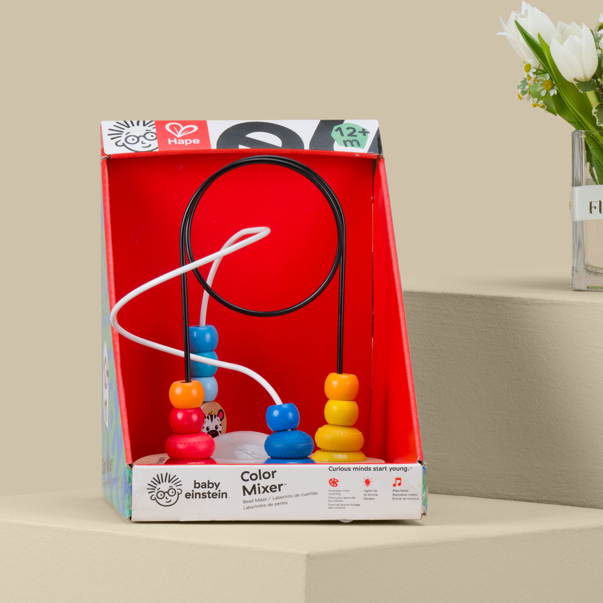 Baby Einstein Color Mixer Wooden Bead Maze | Ice Vase Baby Einstein Color Mixer Wooden Bead Maze | Ice Vase