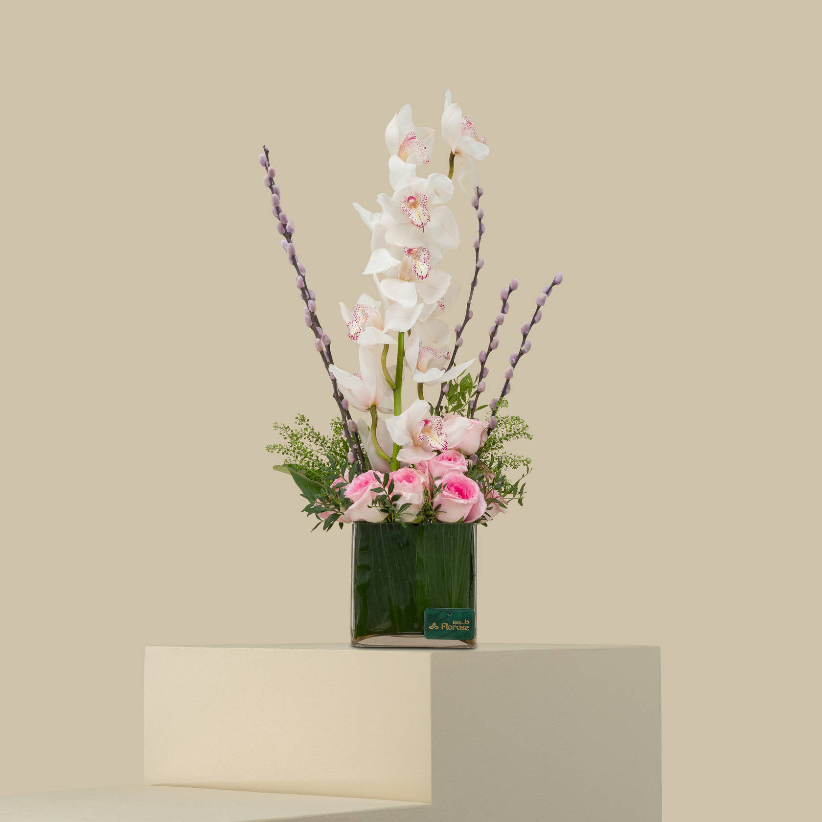 Petal Dance Square Vase Petal Dance Square Vase