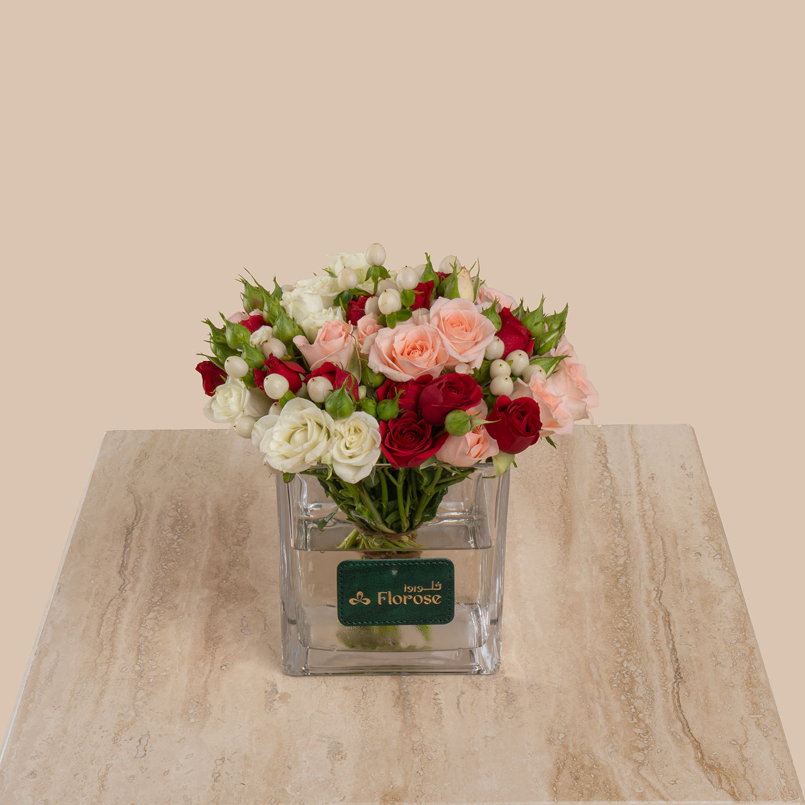 Tender Bloom Square Vase Tender Bloom Square Vase