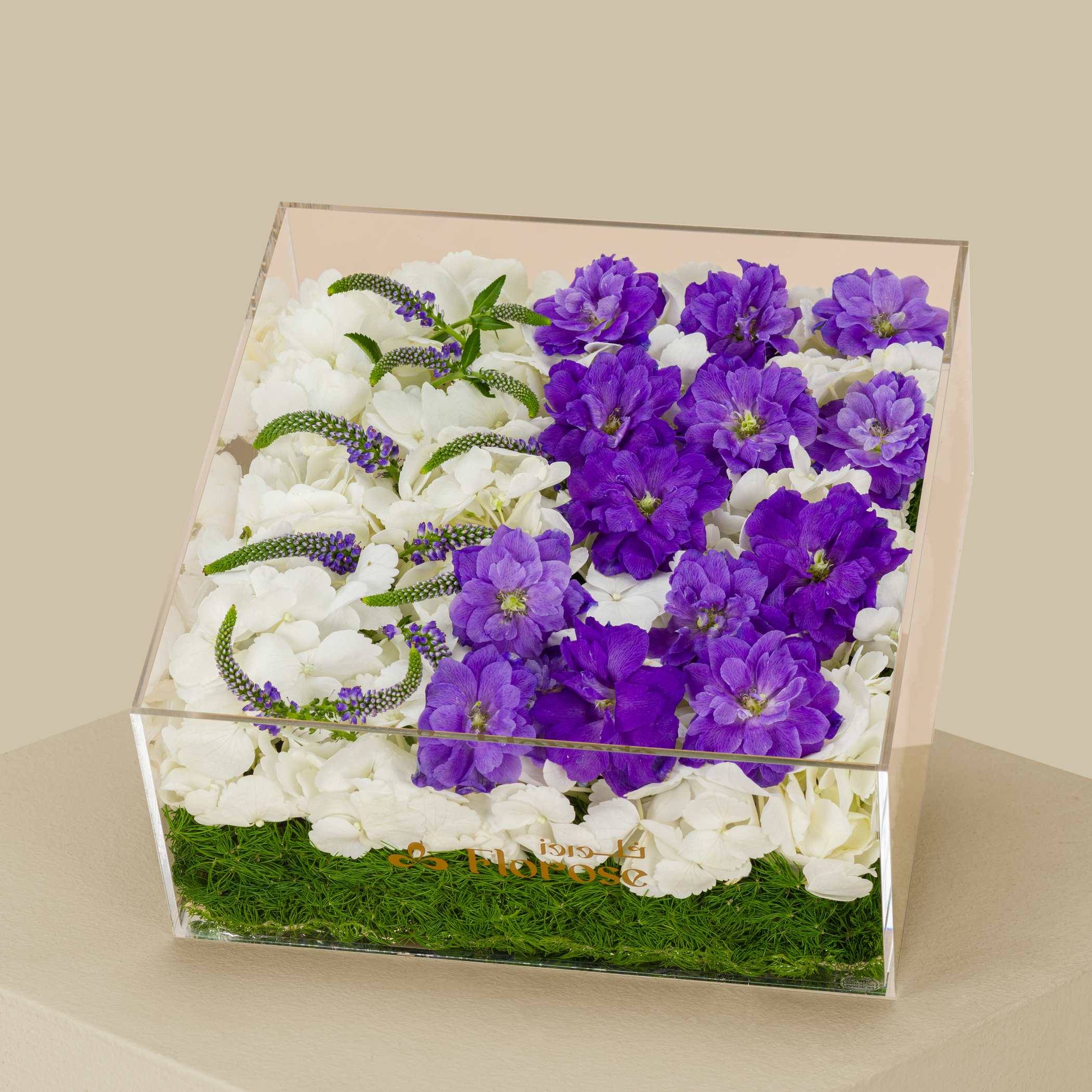 Acrylic Box Purple Shine Acrylic Box Purple Shine