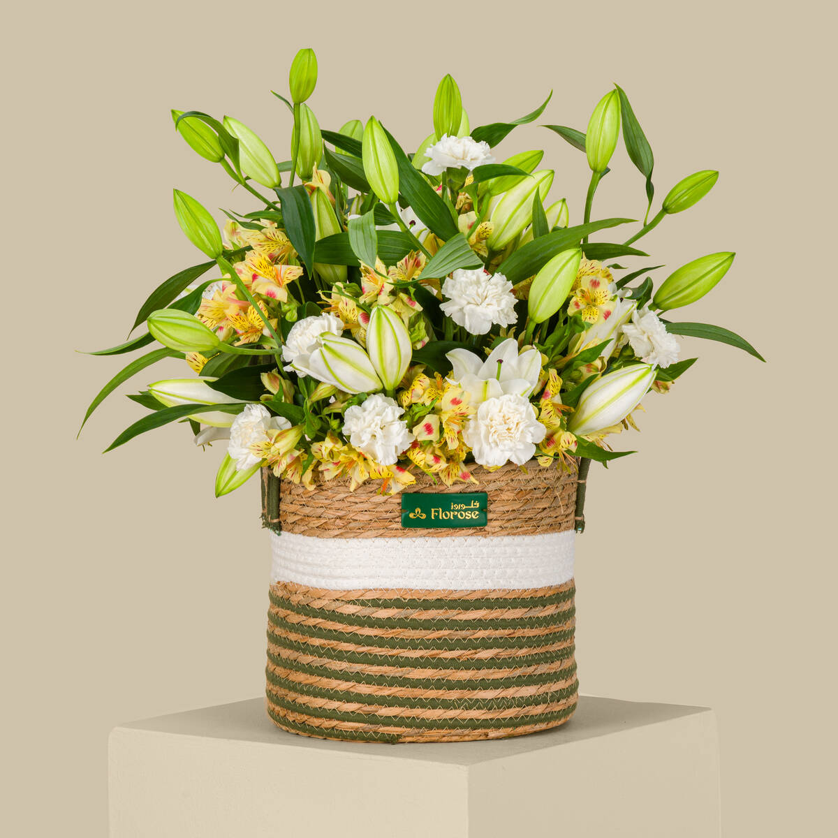 Rose Pearl Basket Rose Pearl Basket