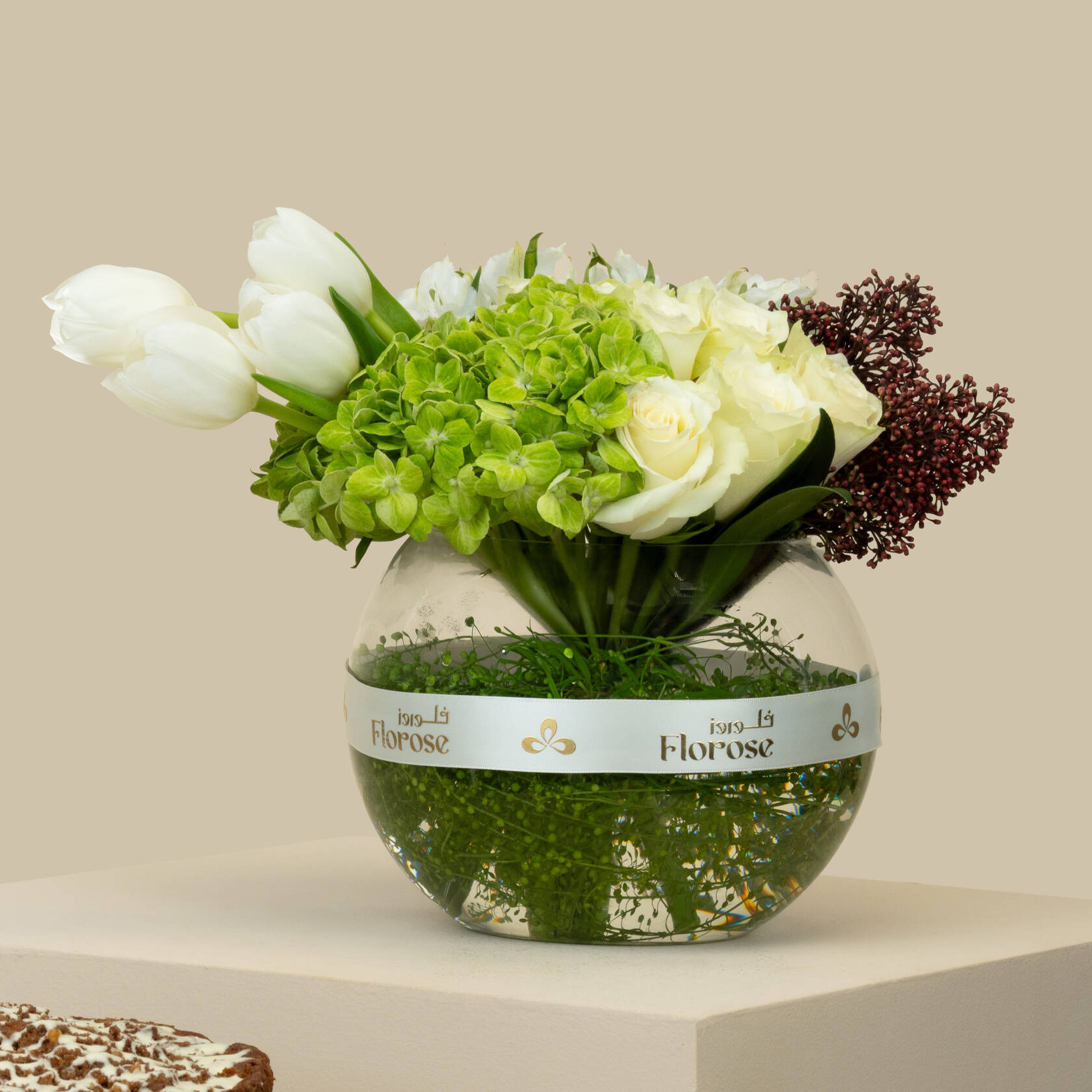 Ganache | Cinnamon Cake - Large | Lovely Vase Ganache | Cinnamon Cake - Large | Lovely Vase