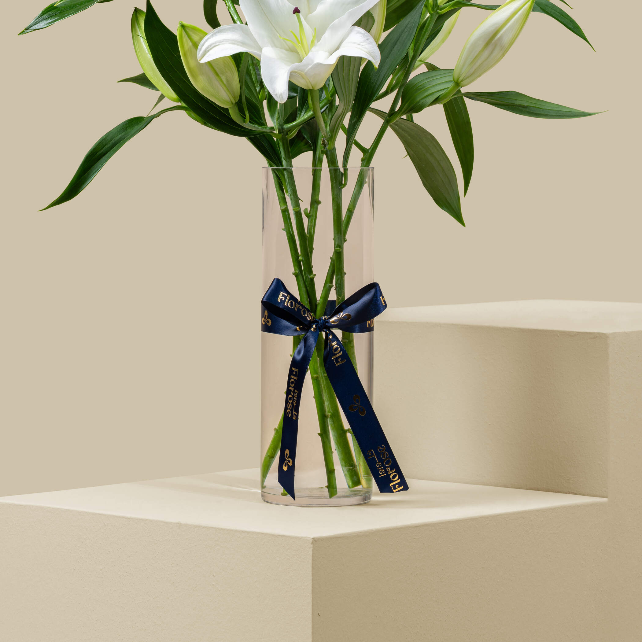 Sincerity White Lily Vase Sincerity White Lily Vase