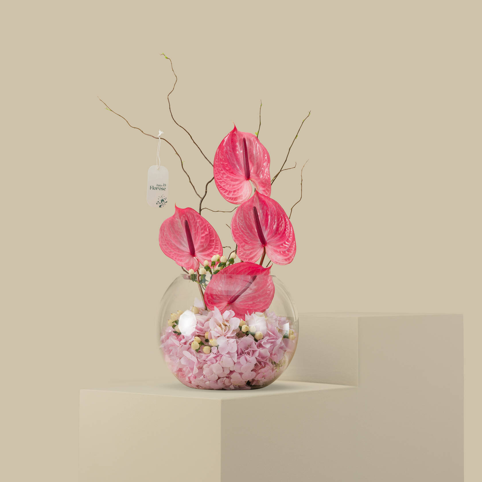 Pink Pearl Round Vase Pink Pearl Round Vase