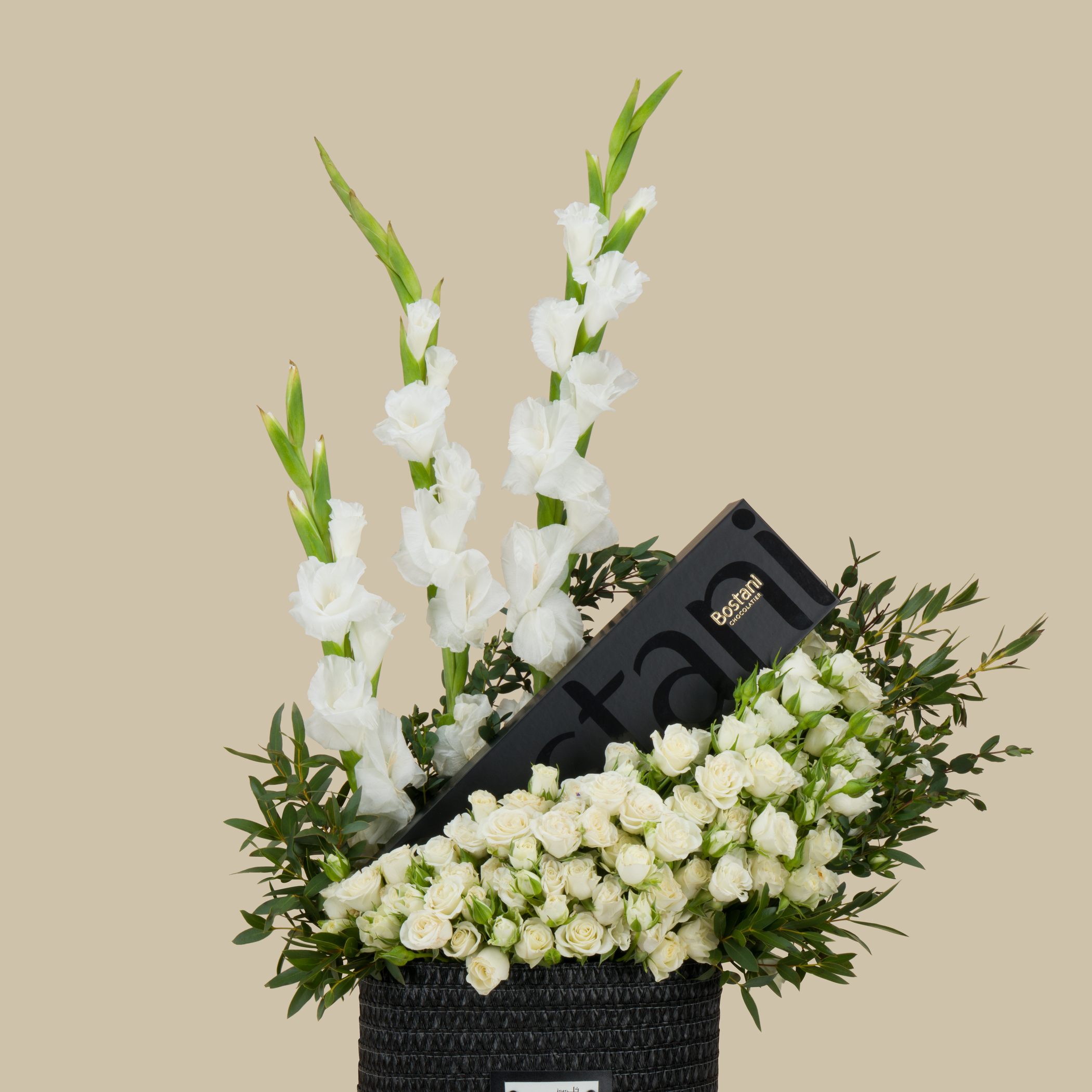 Bostani Small Black Chocolate Box | Serenity Flowers Bostani Small Black Chocolate Box | Serenity Flowers