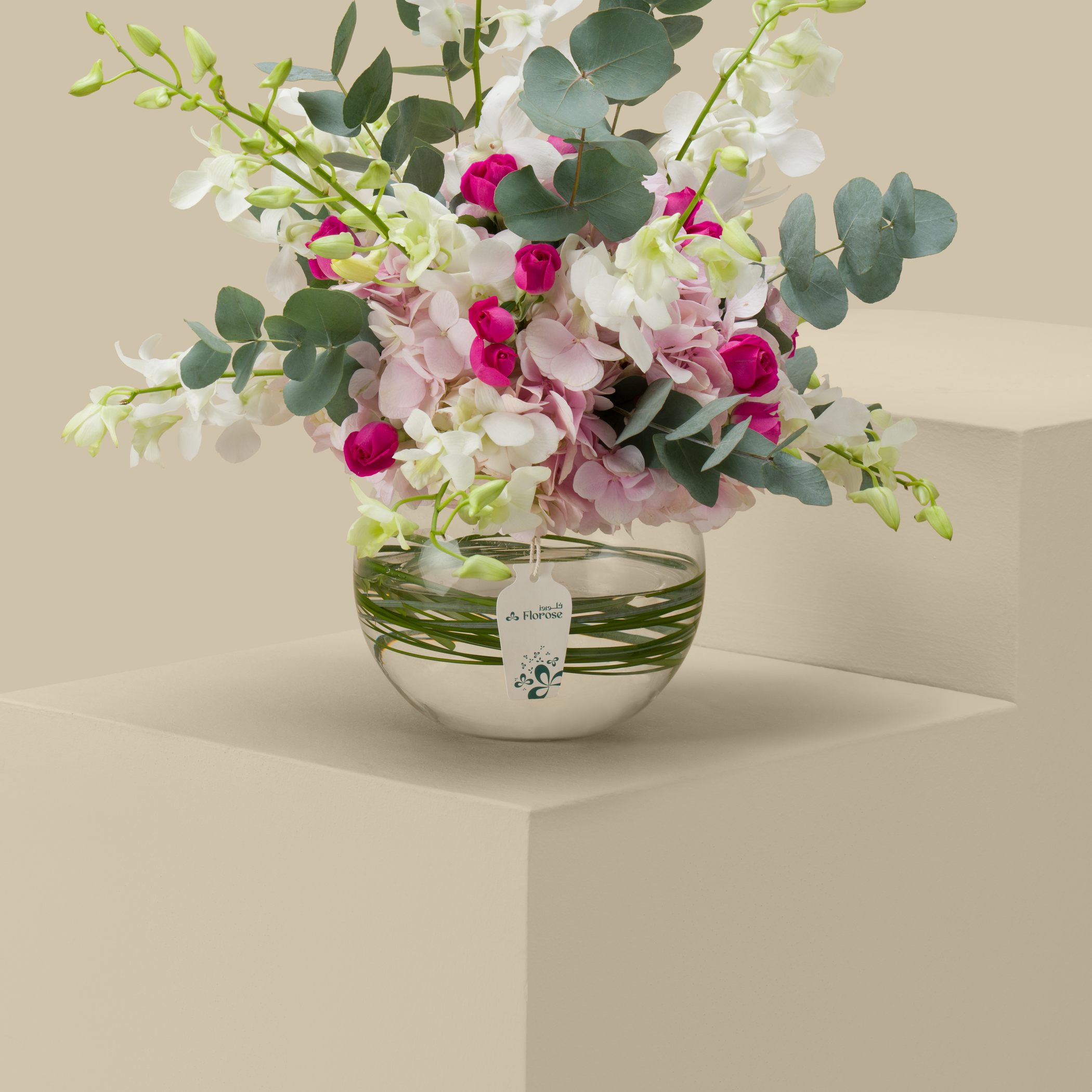 Floral Magic Round Vase Floral Magic Round Vase