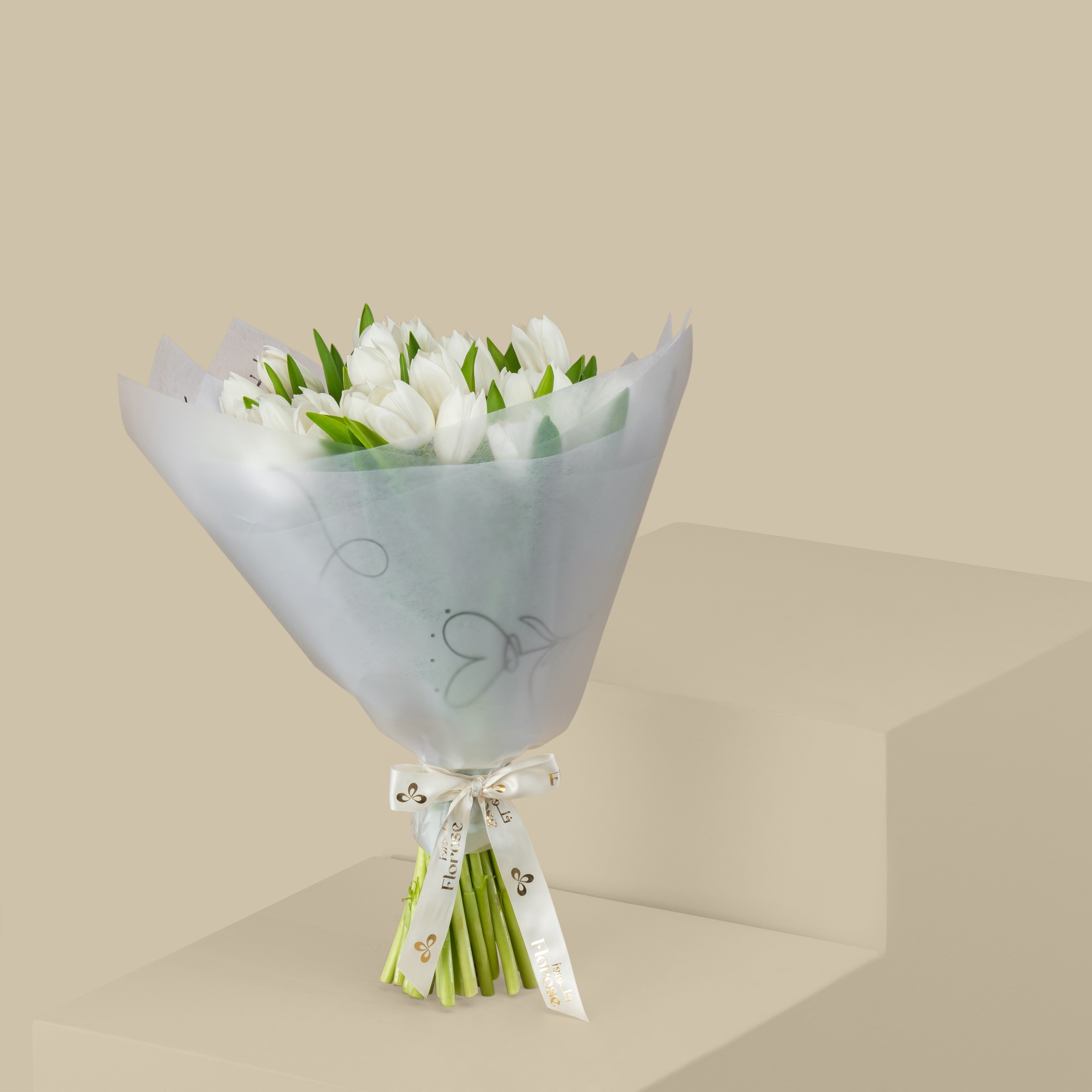 Tulip White Bouquet Tulip White Bouquet