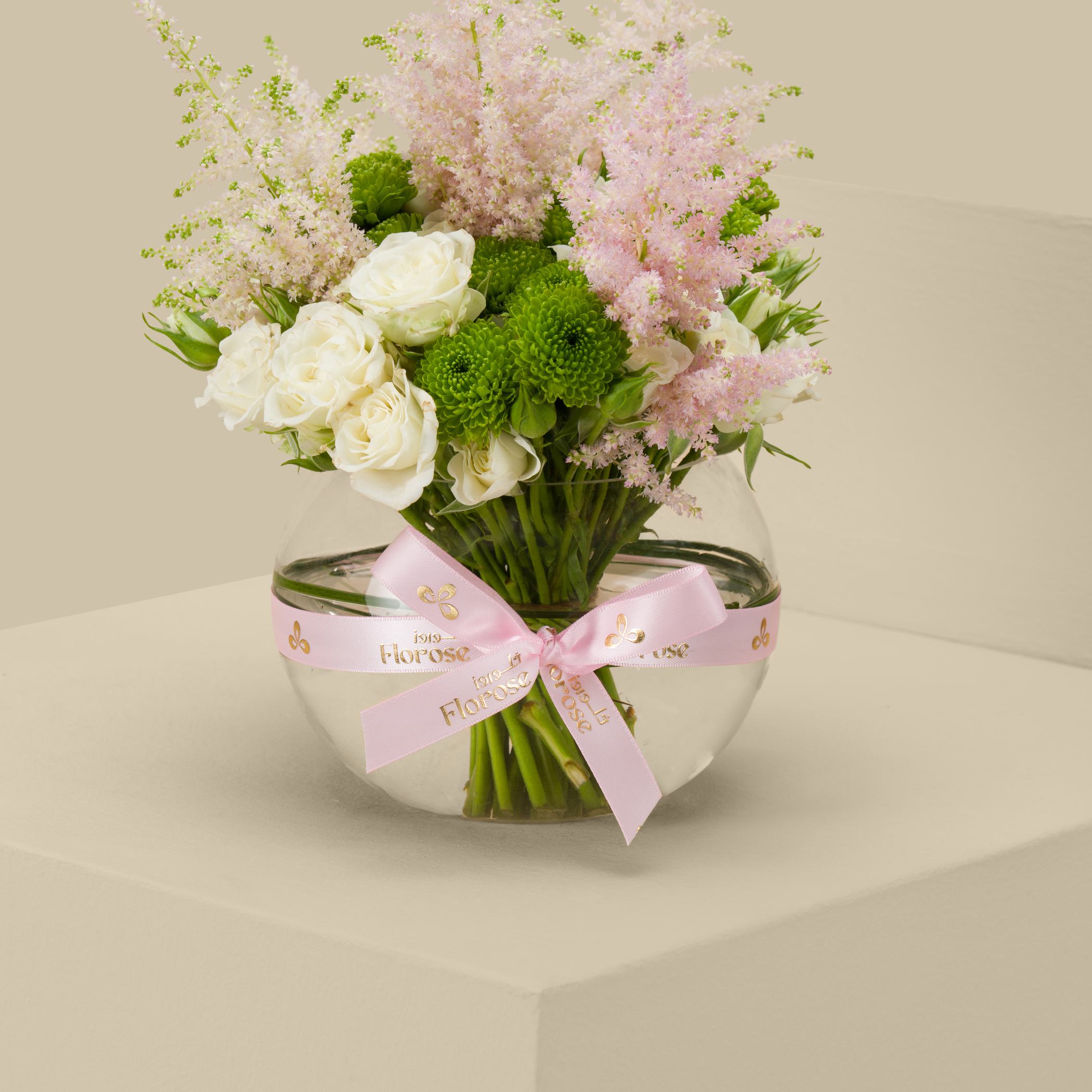 Floral Touch Round Vase Floral Touch Round Vase