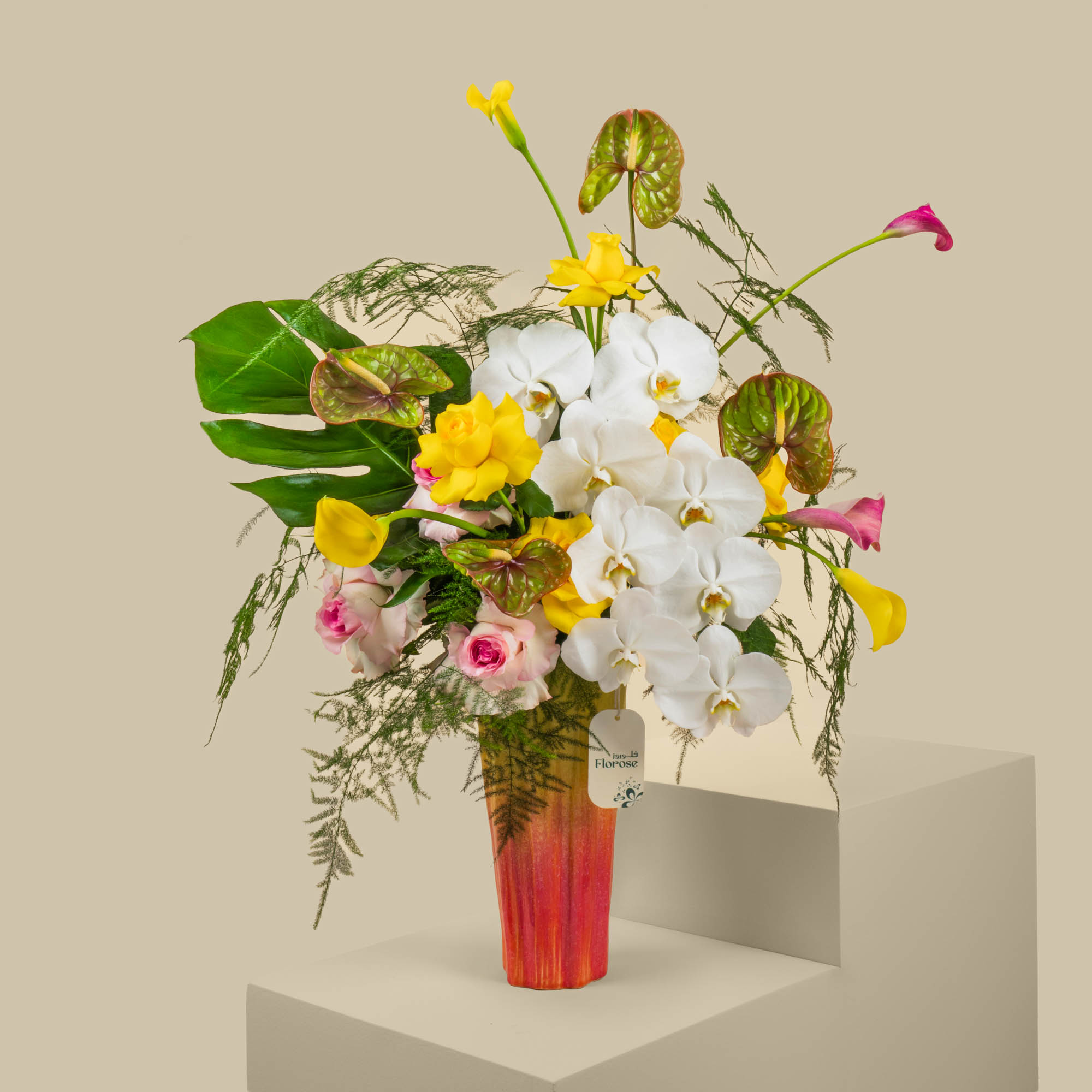 Orchid Sunrise Premium Vase Orchid Sunrise Premium Vase