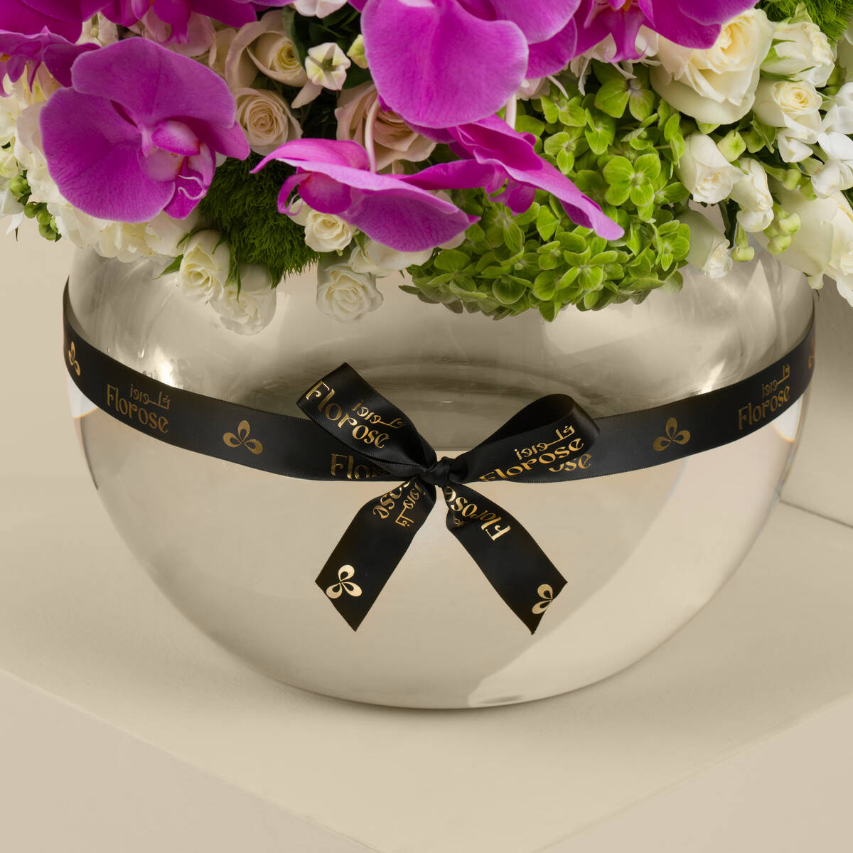مزهرية دائرية زمردة مزهرية دائرية زمردة