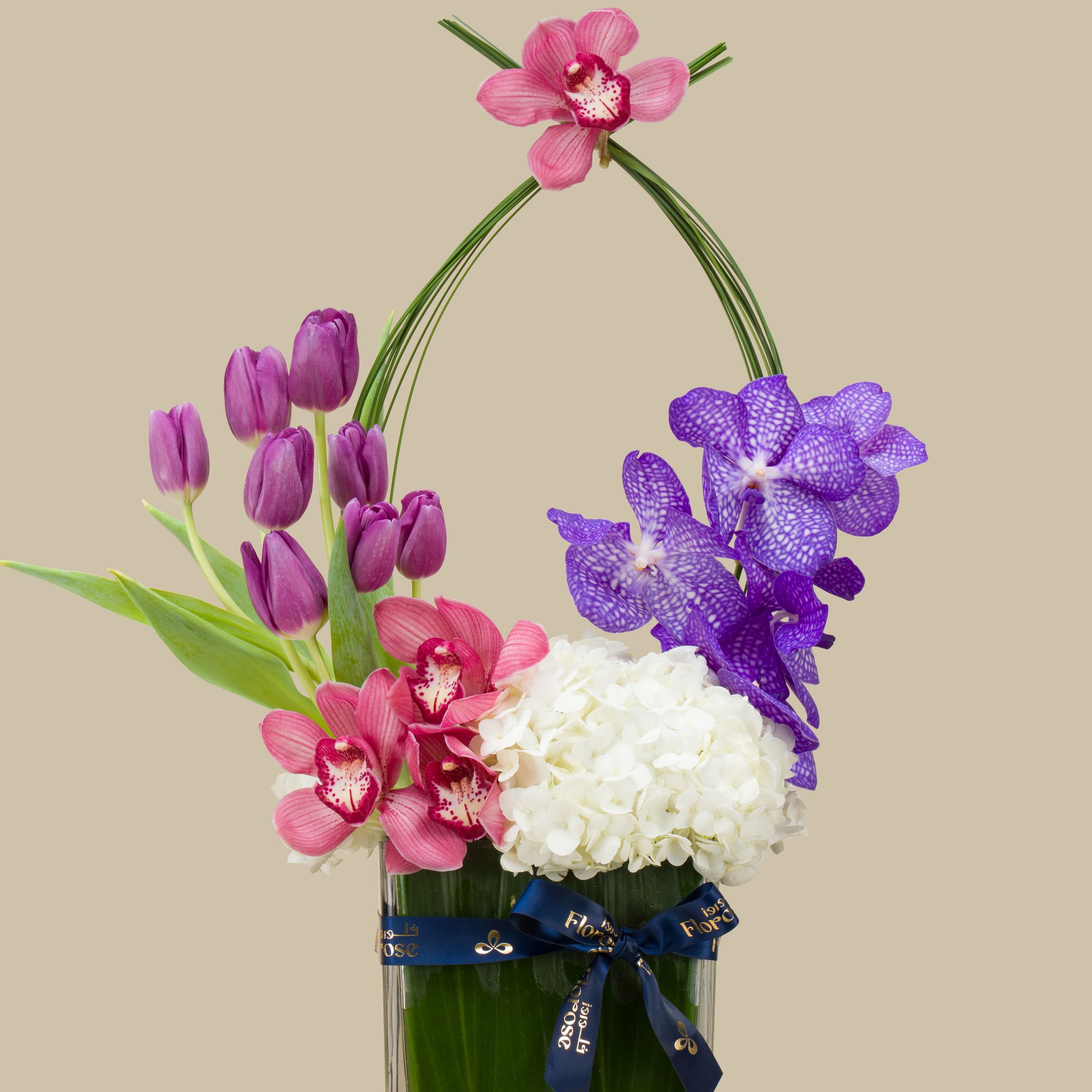 Love Baskets Square Vase Love Baskets Square Vase