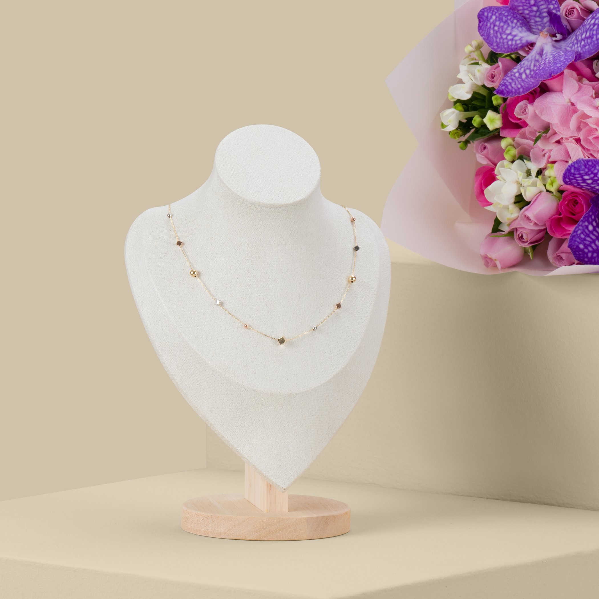 Damas Prisma Necklace | Pink Beauty Bouquet Damas Prisma Necklace | Pink Beauty Bouquet