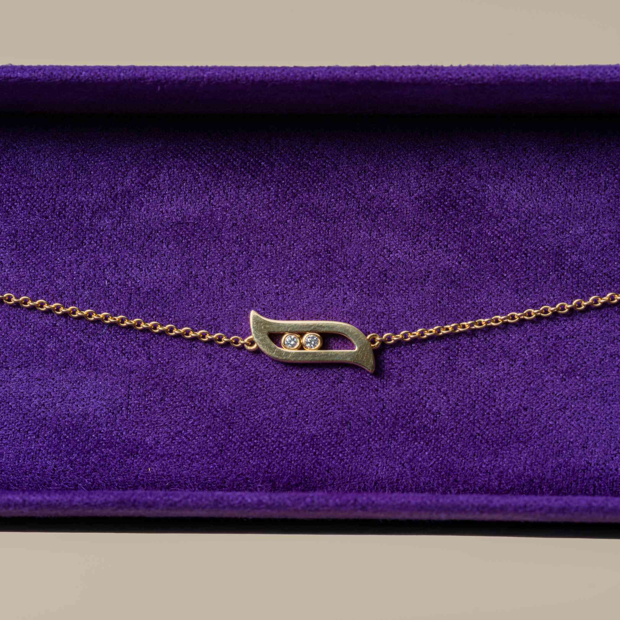 Damas | Alif Yellow Gold Diamond Bracelet Damas | Alif Yellow Gold Diamond Bracelet