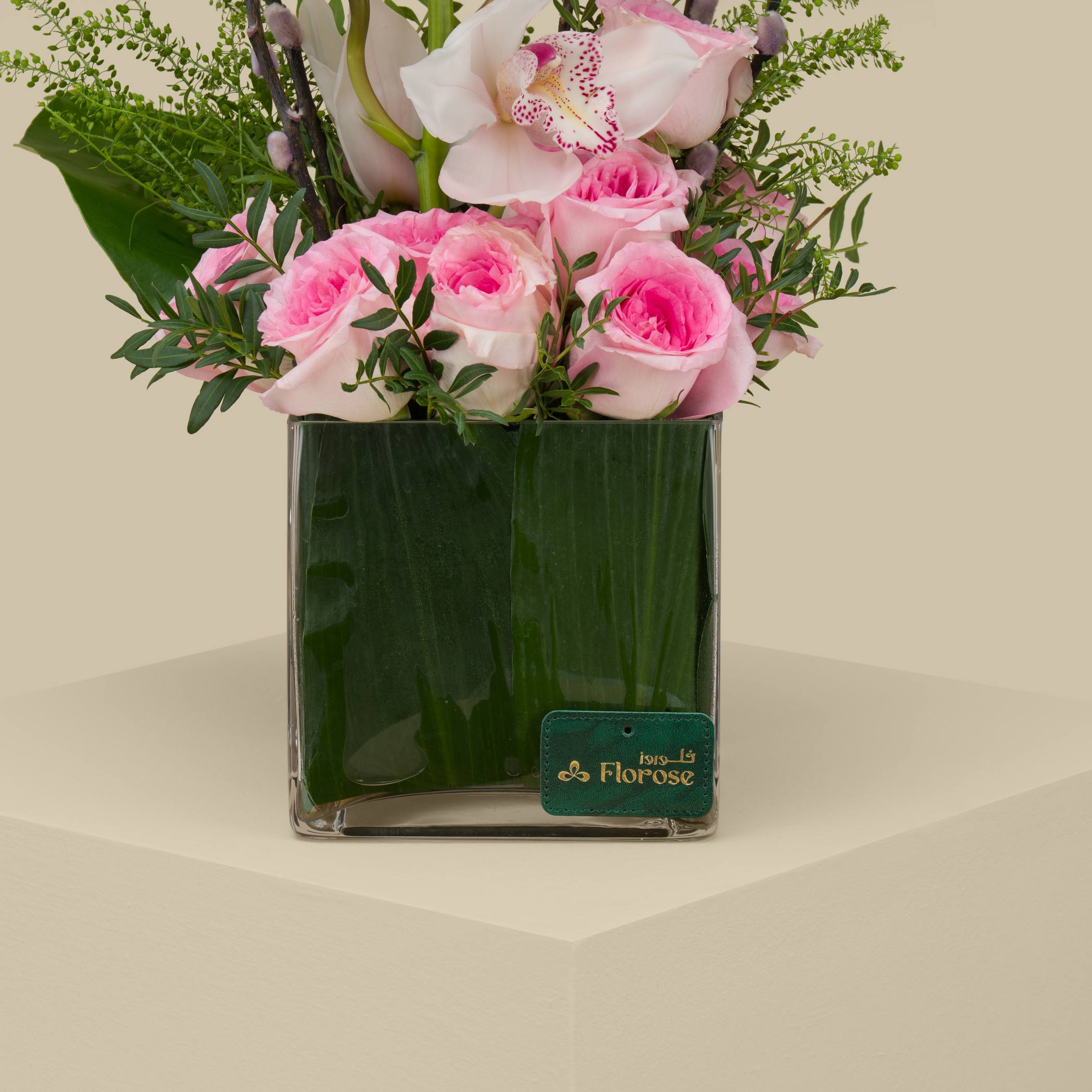 Petal Dance Square Vase Petal Dance Square Vase