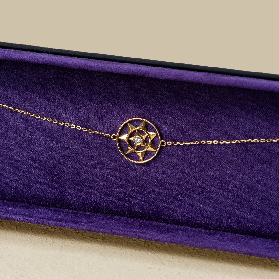 Damas | Farfasha Shams Yellow Gold Diamond Bracelet Damas | Farfasha Shams Yellow Gold Diamond Bracelet