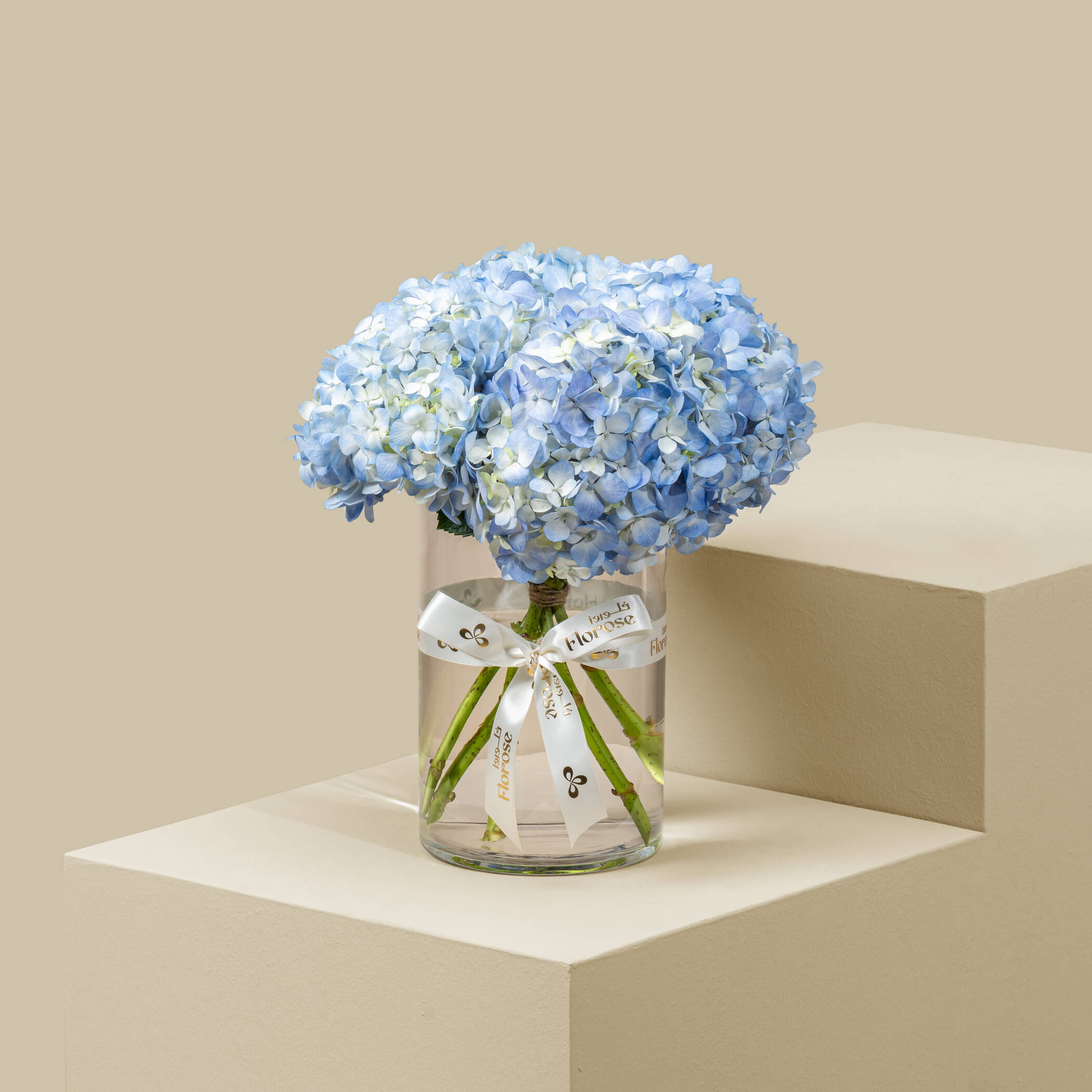 Light Blue Hydrangea Vase Light Blue Hydrangea Vase