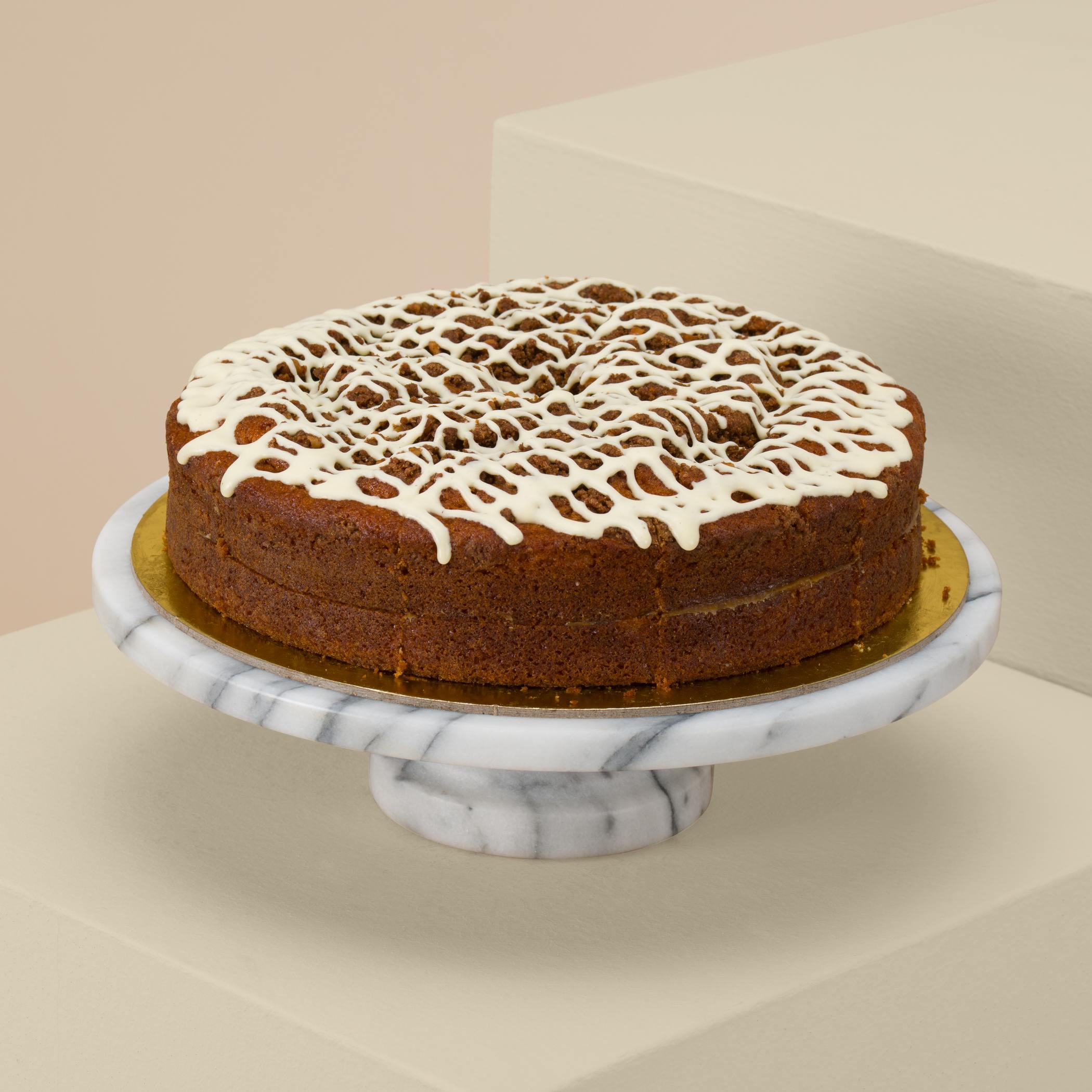 Ganache Cinnamon Cake - Large | The Pearl Round Vase Ganache Cinnamon Cake - Large | The Pearl Round Vase