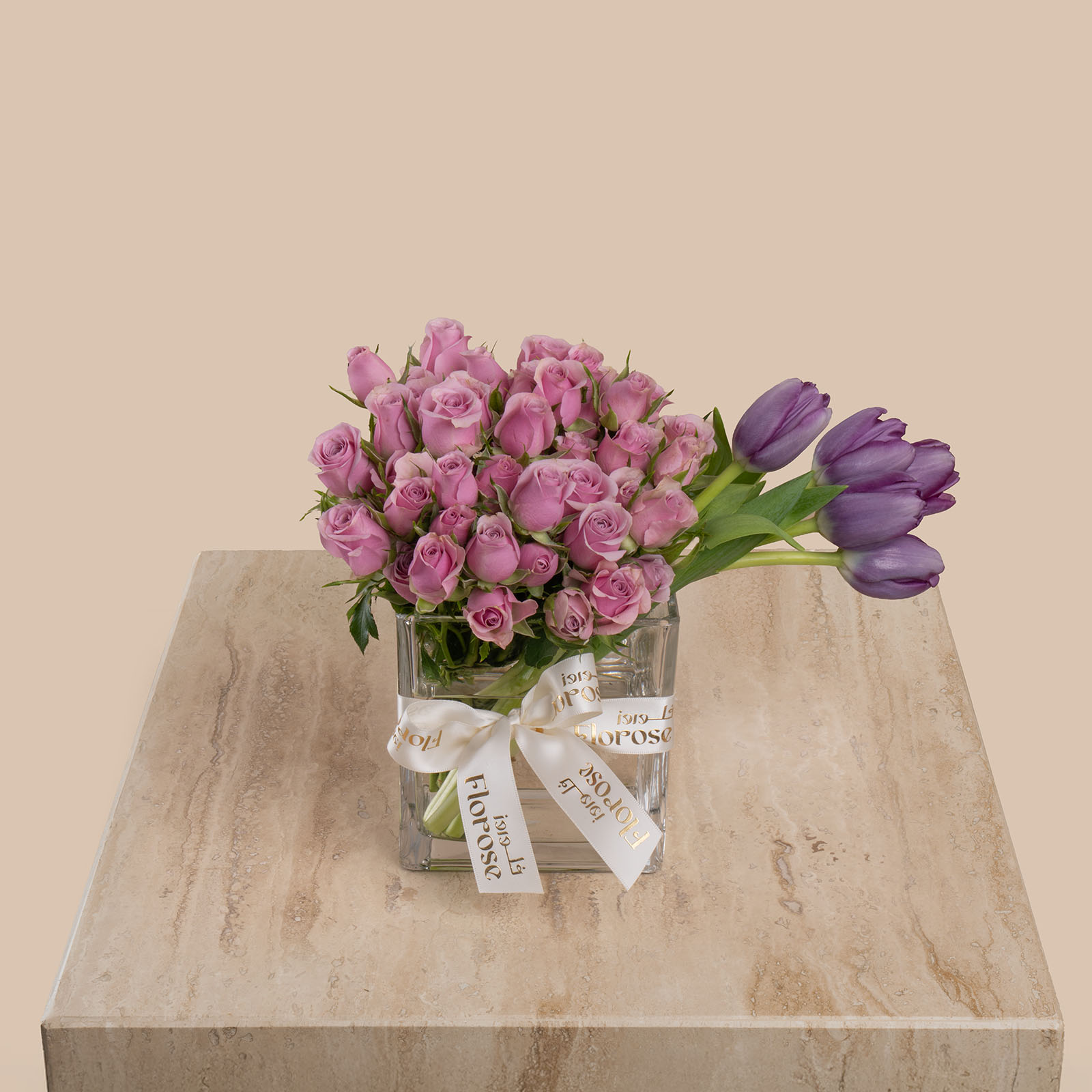 Purple Square Vase Purple Square Vase