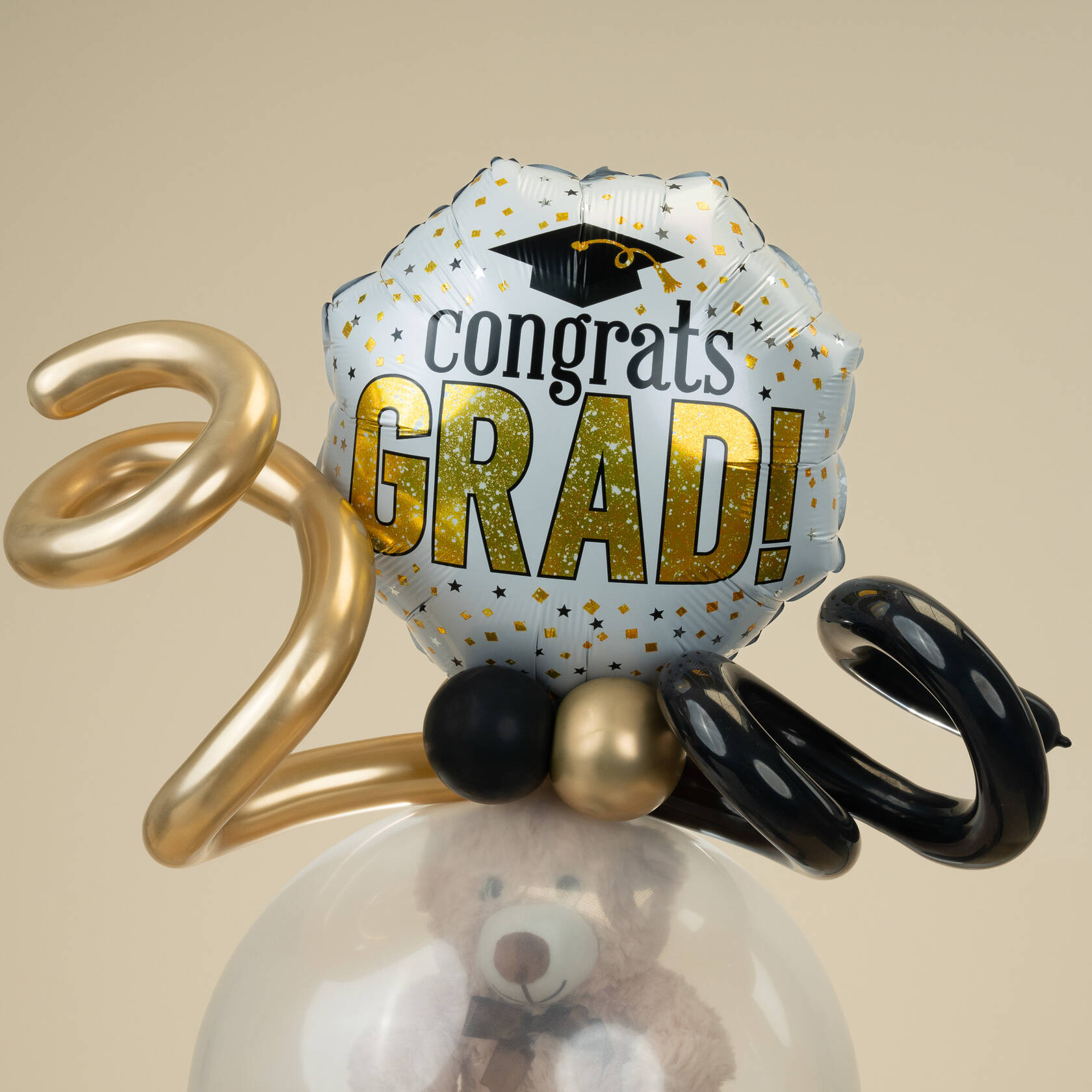 Graduation Balloons Set With Teddy Bear Graduation Balloons Set With Teddy Bear