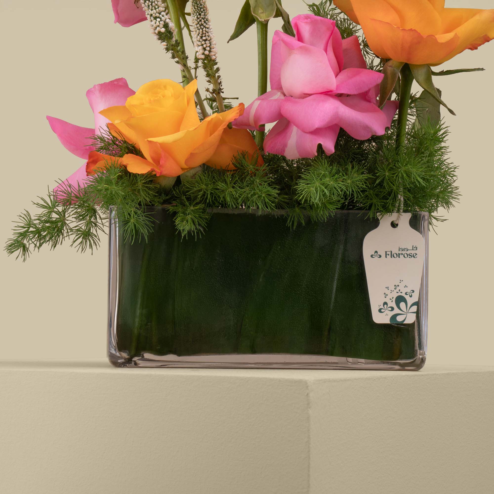 Sweet Atelier | Birthday Small Cake | Rosy Glow Vase Sweet Atelier | Birthday Small Cake | Rosy Glow Vase