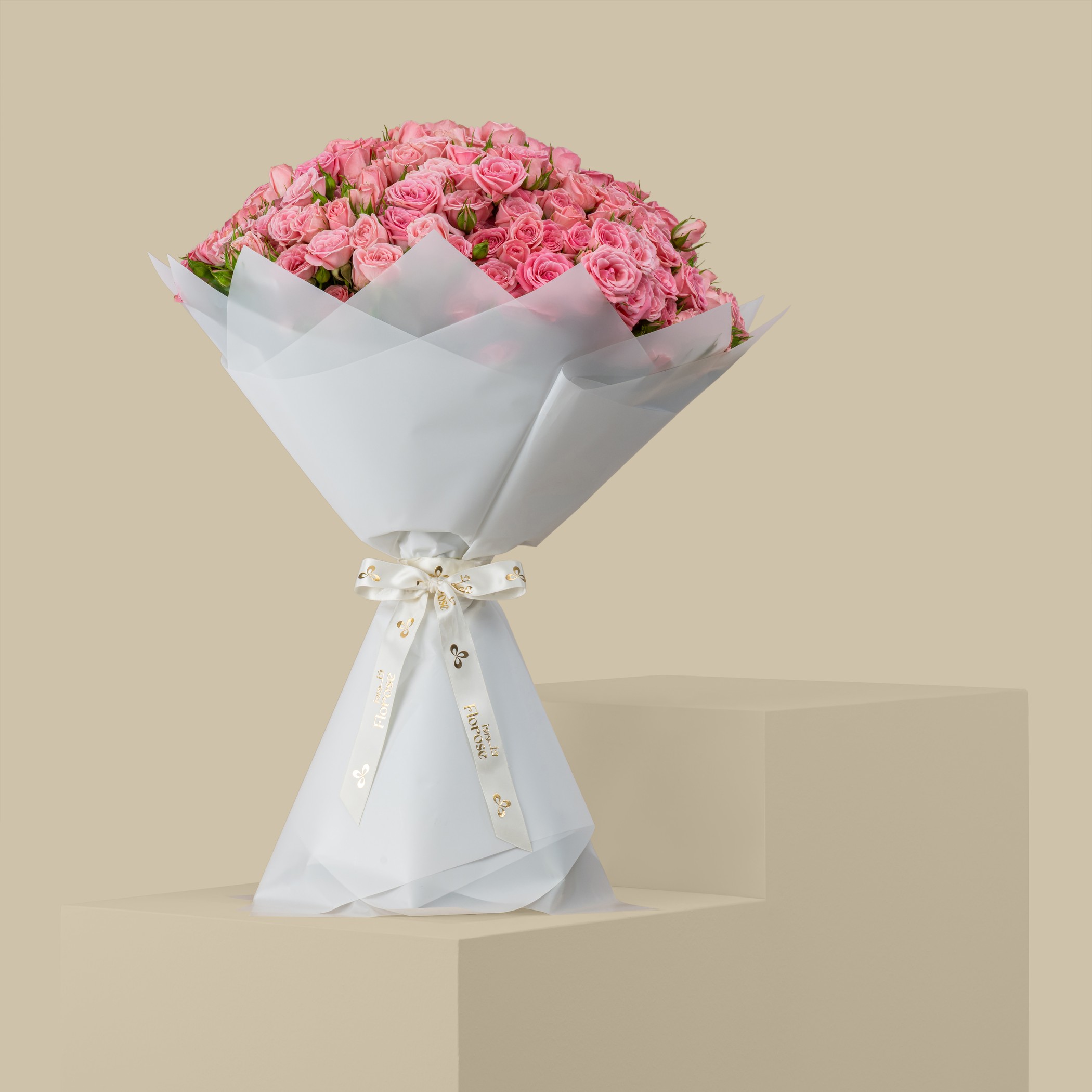 Sparkling Spray Rose Bouquet Pink | 50 Flowers Sparkling Spray Rose Bouquet Pink | 50 Flowers