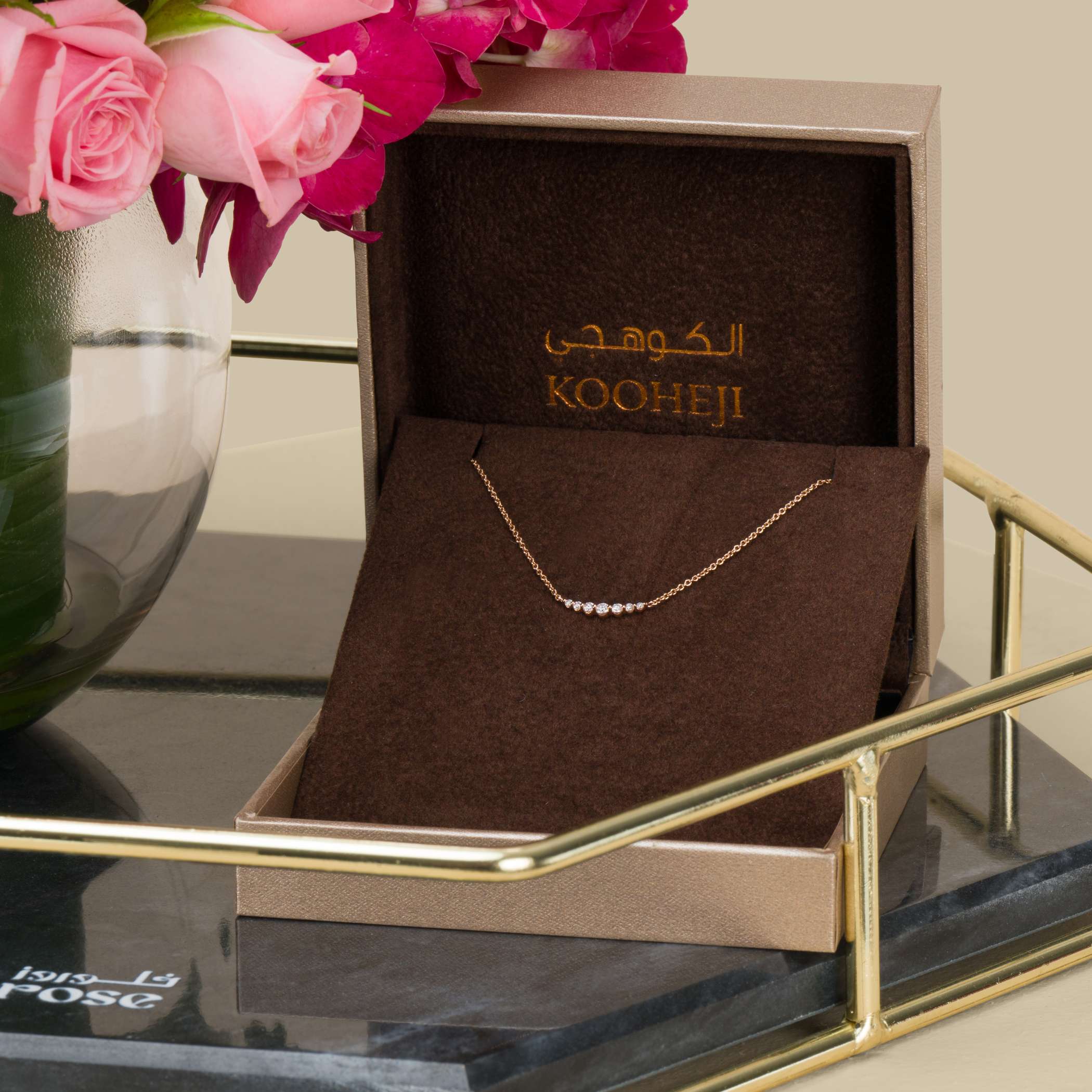 Kooheji Glamour Necklace| Delicate Blooms Kooheji Glamour Necklace| Delicate Blooms