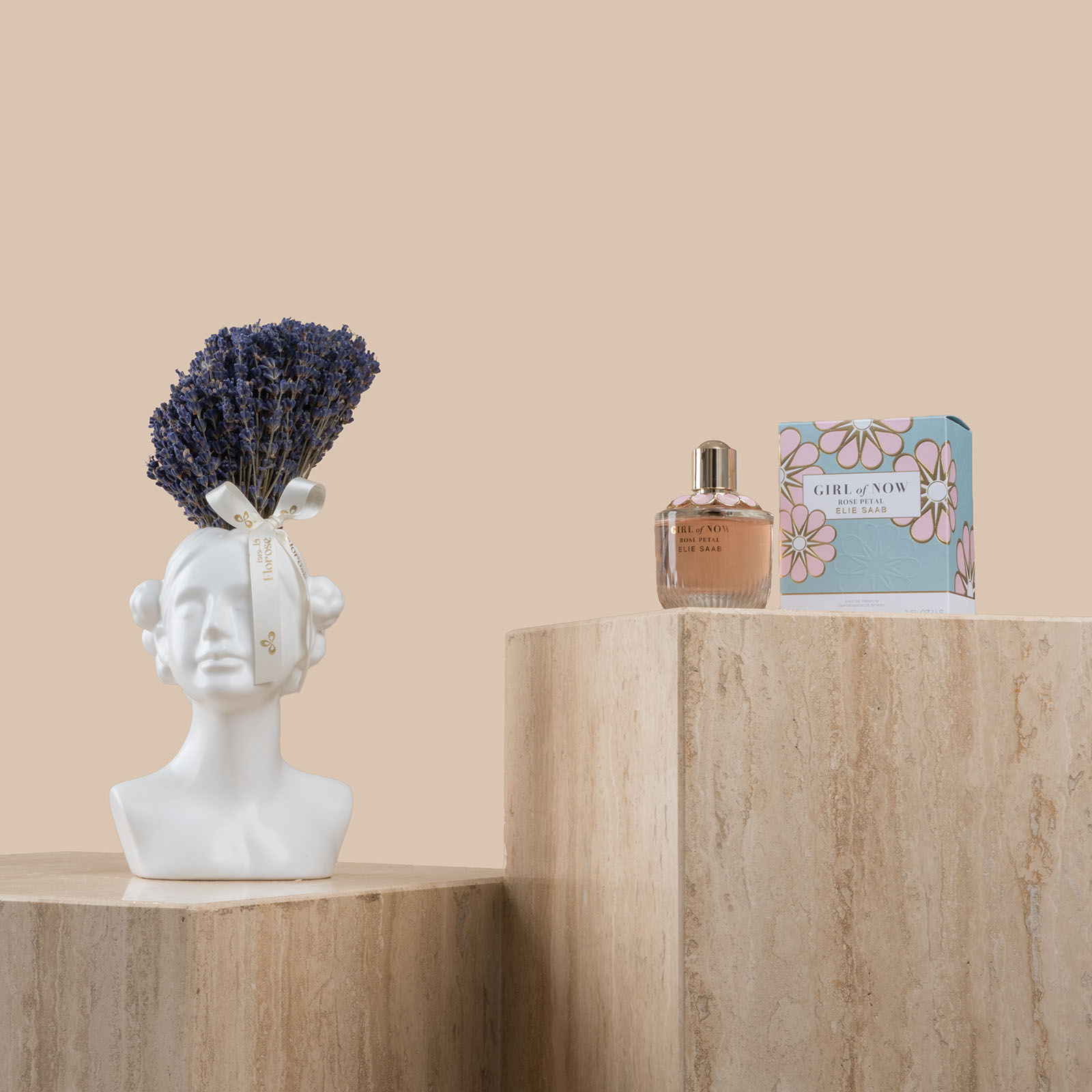 Elie Saab | Girl Of Now Rose Petal EDP | Lavenderina Sculpture Vase Elie Saab | Girl Of Now Rose Petal EDP | Lavenderina Sculpture Vase
