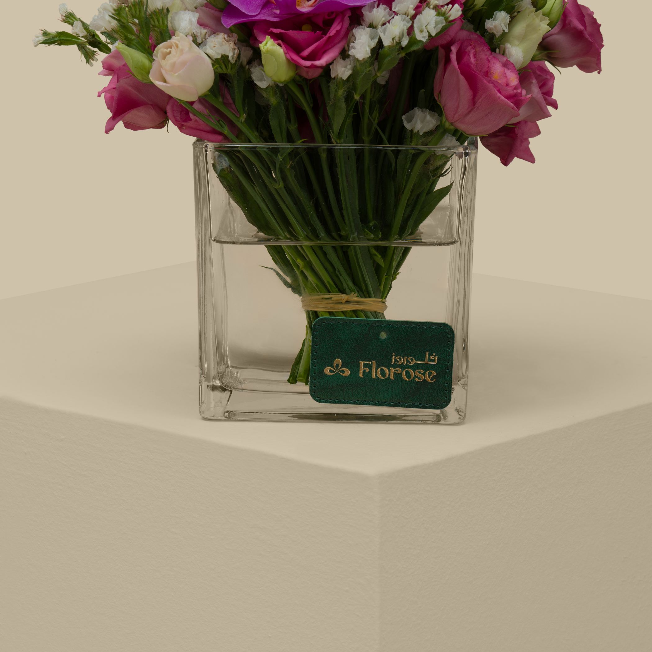 Velvet Femininity Square Vase Velvet Femininity Square Vase
