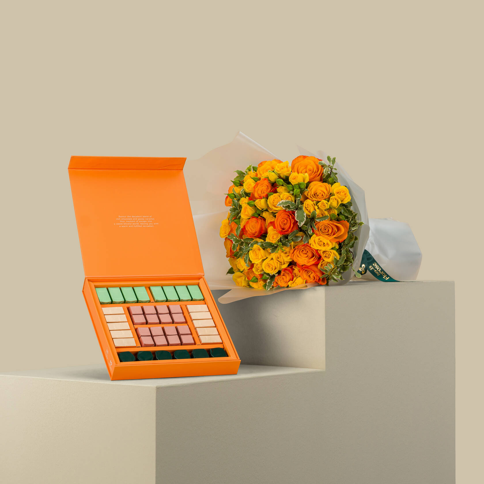 Patchi Les Choco Caramels | Bright Petals Bouquet Patchi Les Choco Caramels | Bright Petals Bouquet